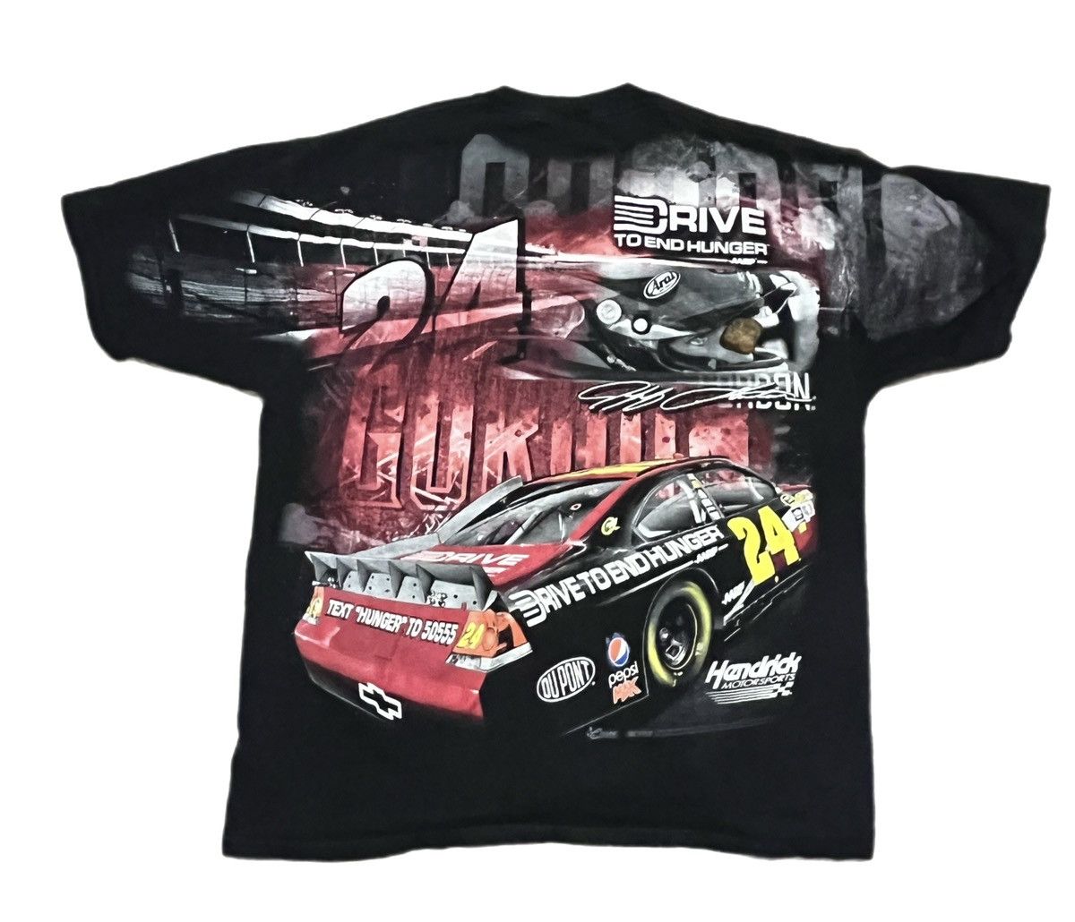 NASCAR Vintage Jeff Gordon NASCAR T-Shirt L Drive To End Hunger Size US L / EU 52-54 / 3 - 2 Thumbnail