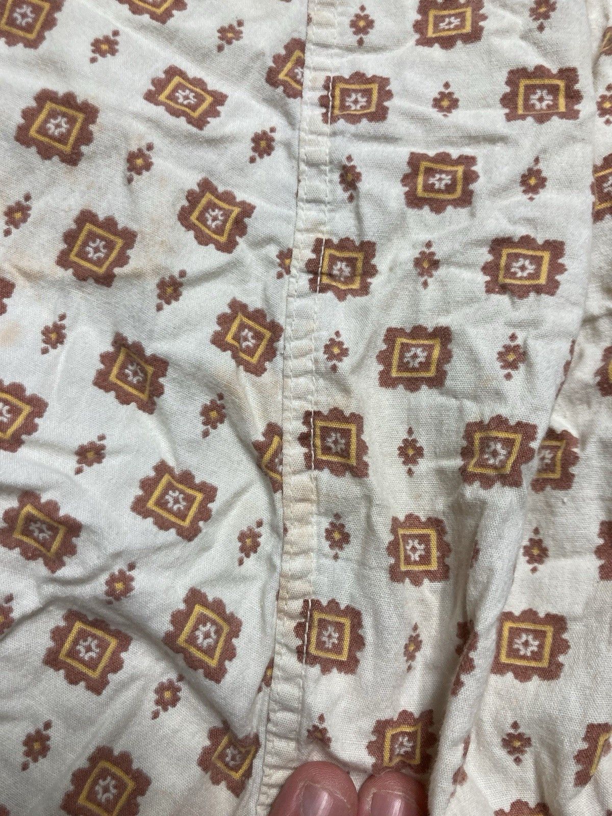 Vintage 50s men’s boxer shorts broadcloth cotton distressed Small Size 26" / US 2 / IT 38 - 9 Thumbnail