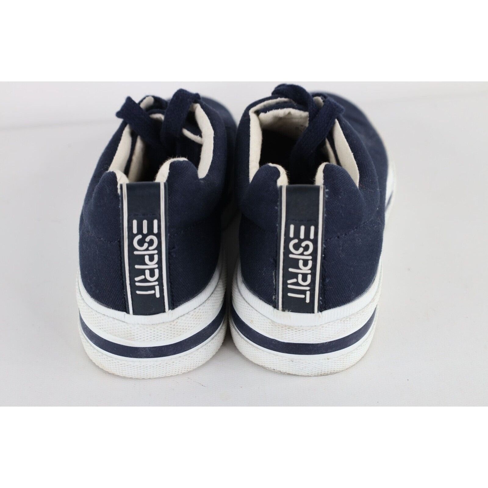 Esprit × Vintage Vintage 90s Esprit Spell Out Canvas Platform Shoes Size US 9.5 / IT 39.5 - 4 Thumbnail