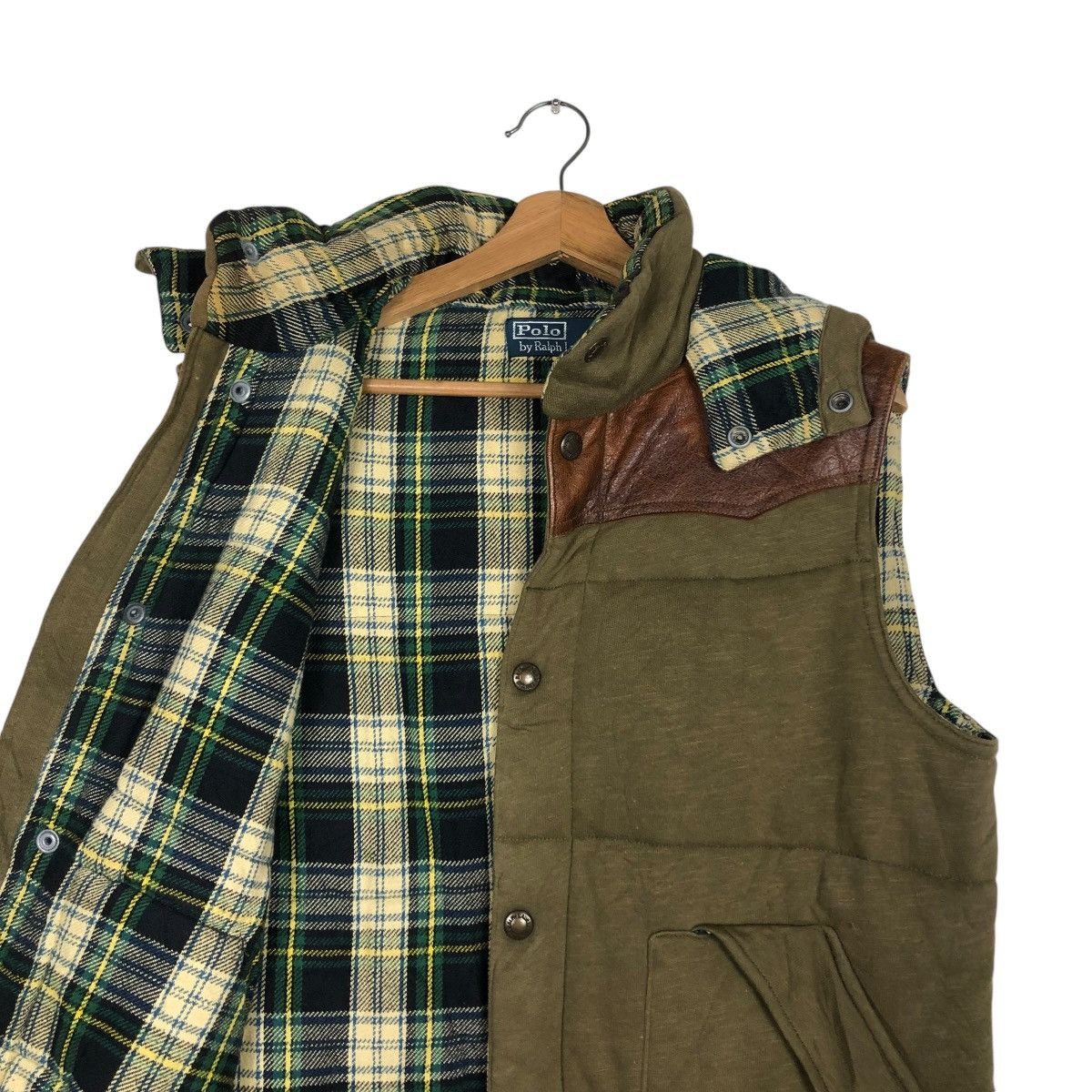 Polo Ralph Lauren 🔥VINTAGE BIKER TANKTOP JACKET POLO RALPH LAUREN BLANKET Size US L / EU 52-54 / 3 - 15 Thumbnail