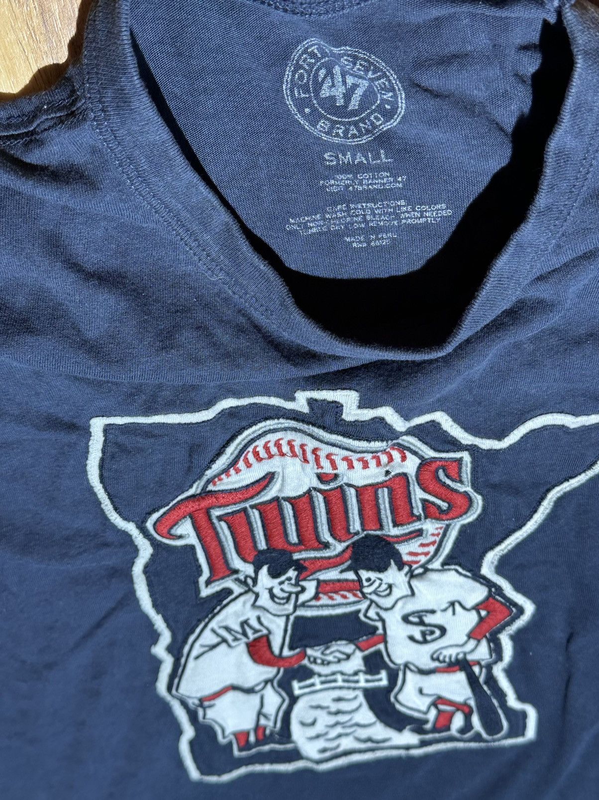 47 Brand 47 Brand Dark Blue Minnesota Twins baseball Tshirt Size S / US 4 / IT 40 - 3 Thumbnail