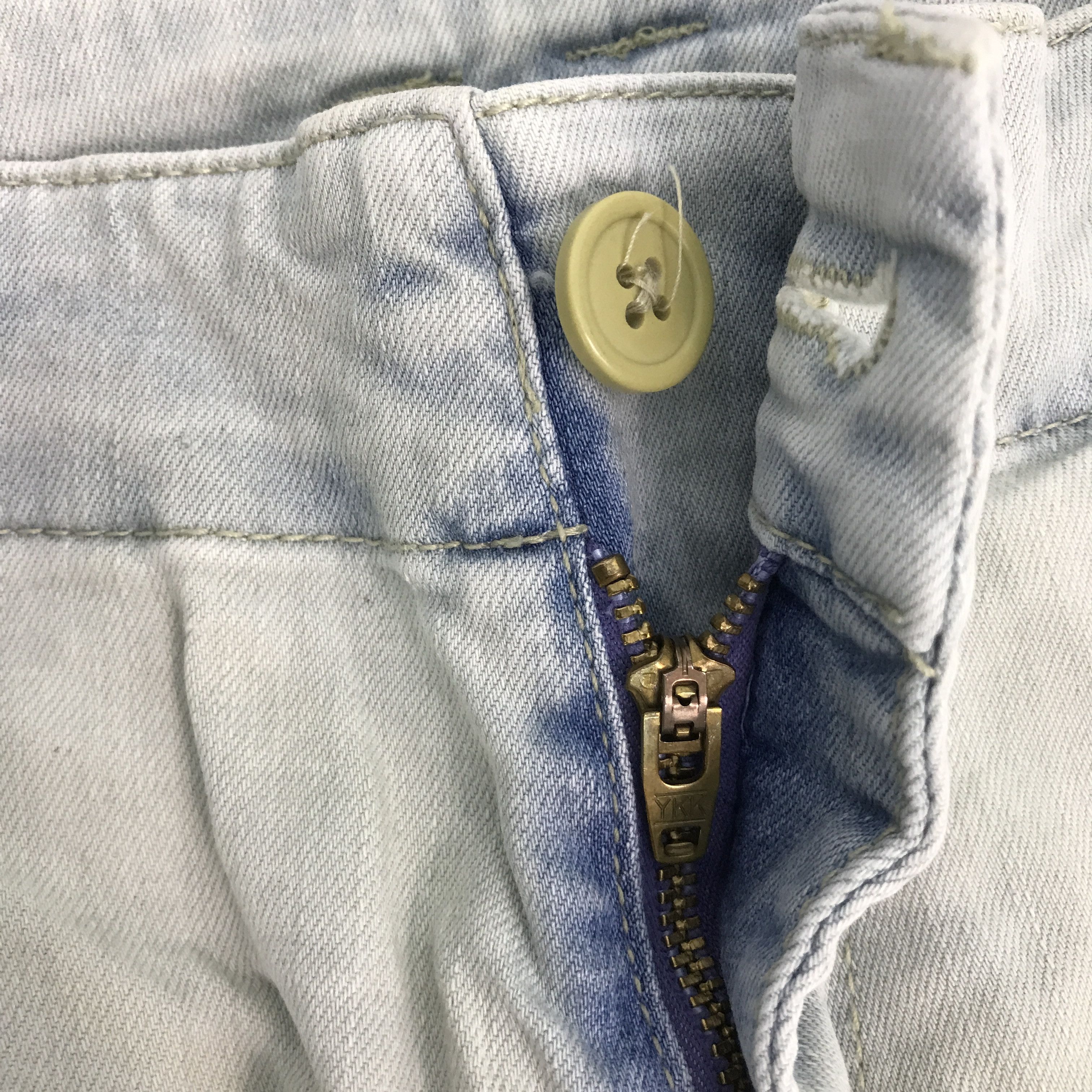 Japanese Brand BALLON PANTS PURPLE&YELLOW WIDE DENIM PANTS Size US 28 / EU 44 - 14 Thumbnail