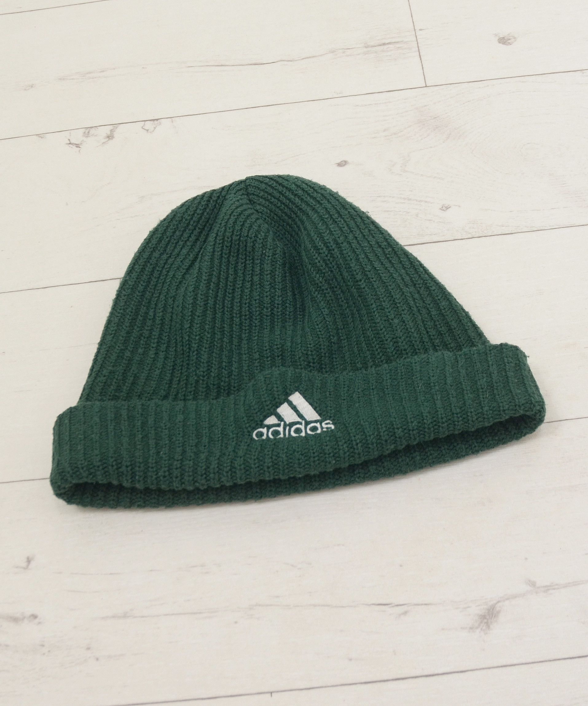 Adidas × Equipment × Vintage Vintage Adidas Gren Equipment Beanie Hat Y2K Knit Size ONE SIZE - 2 Thumbnail