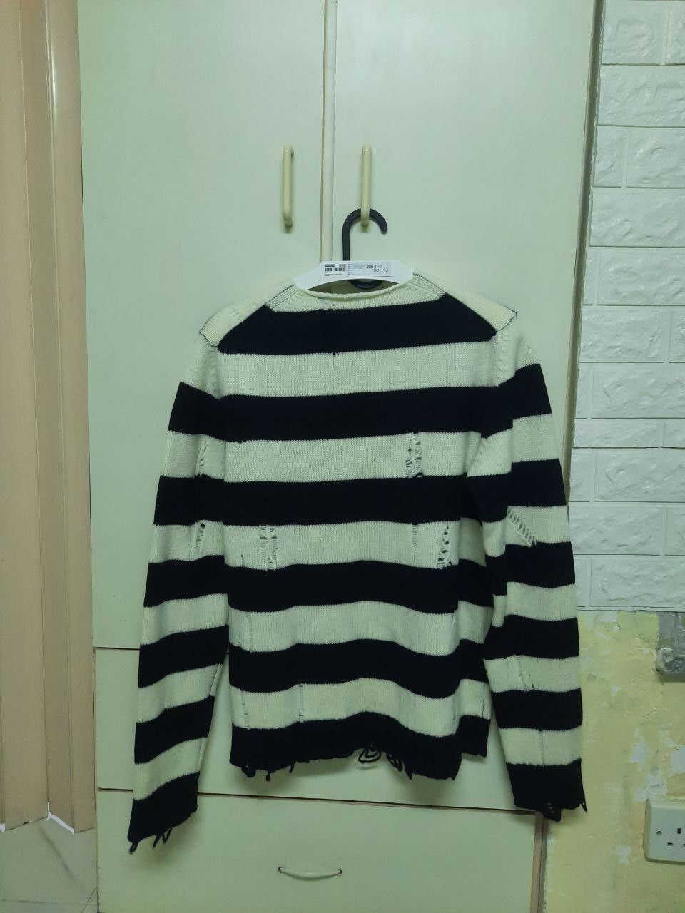 Junya Watanabe *New* AW14 FW14 Distressed Grunge Knit Sweater Size US L / EU 52-54 / 3 - 2 Thumbnail