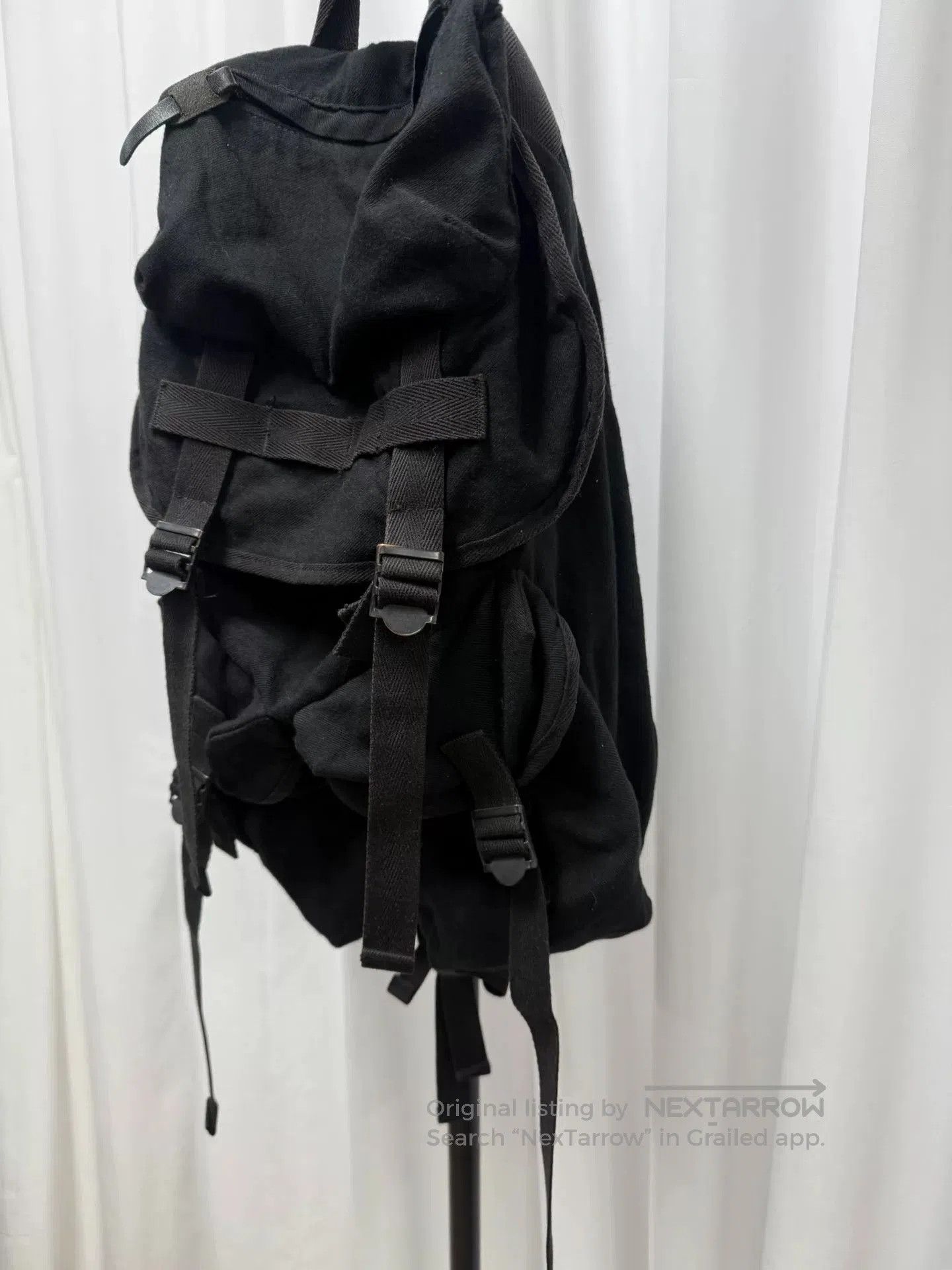 Yohji Yamamoto Yohji Yamamoto Y's Canvas Tactical Backpack. Size ONE SIZE - 2 Thumbnail