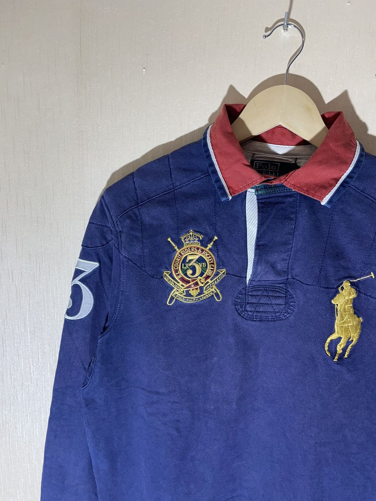 Polo Ralph Lauren × Rugby Ralph Lauren × Vintage Polo Ralph Lauren vintage rugby jersey 90s Size US M / EU 48-50 / 2 - 3 Thumbnail