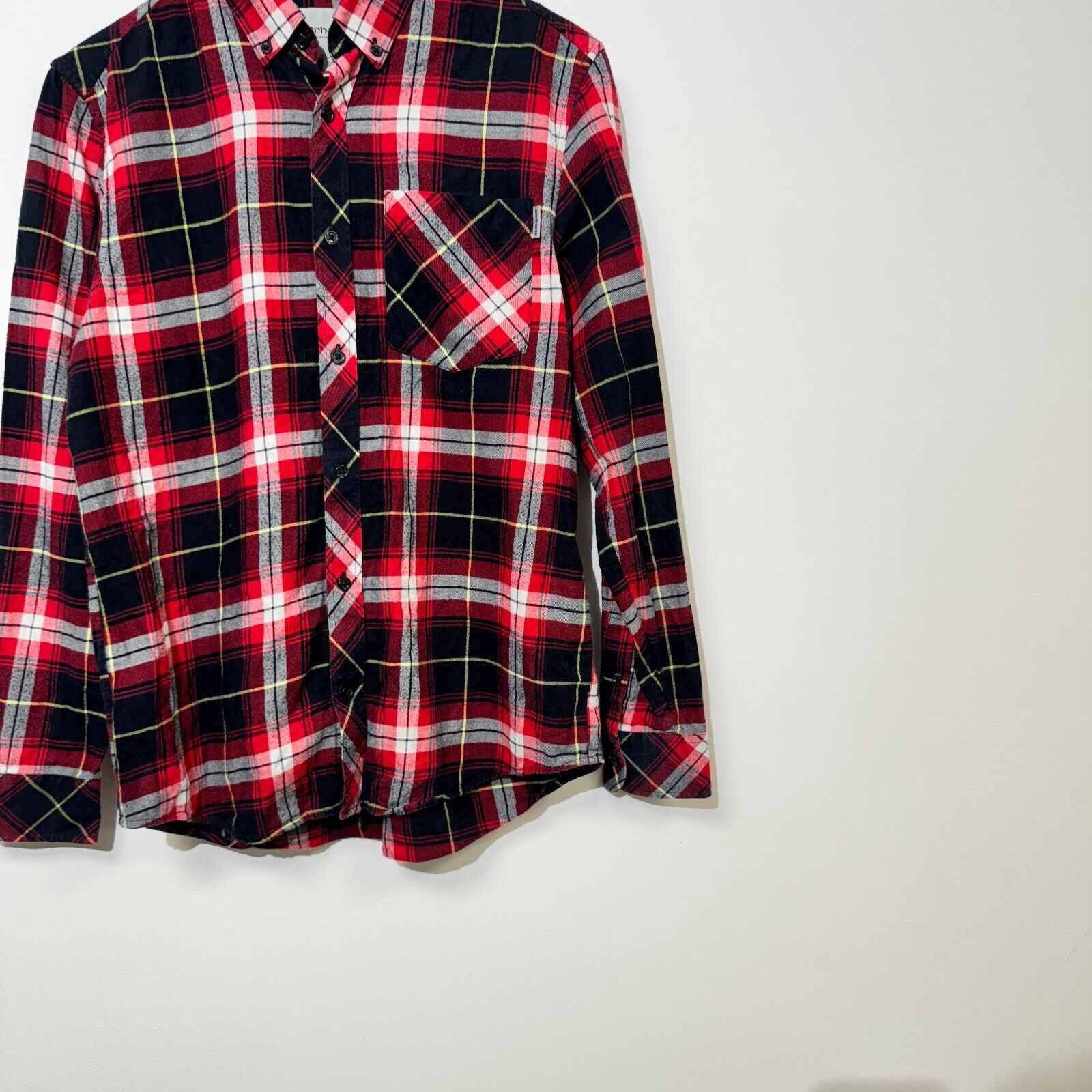 Carhartt × Vintage Carhartt Red Black Cotton Flannel Timberman Jacket Size S Size US S / EU 44-46 / 1 - 3 Thumbnail