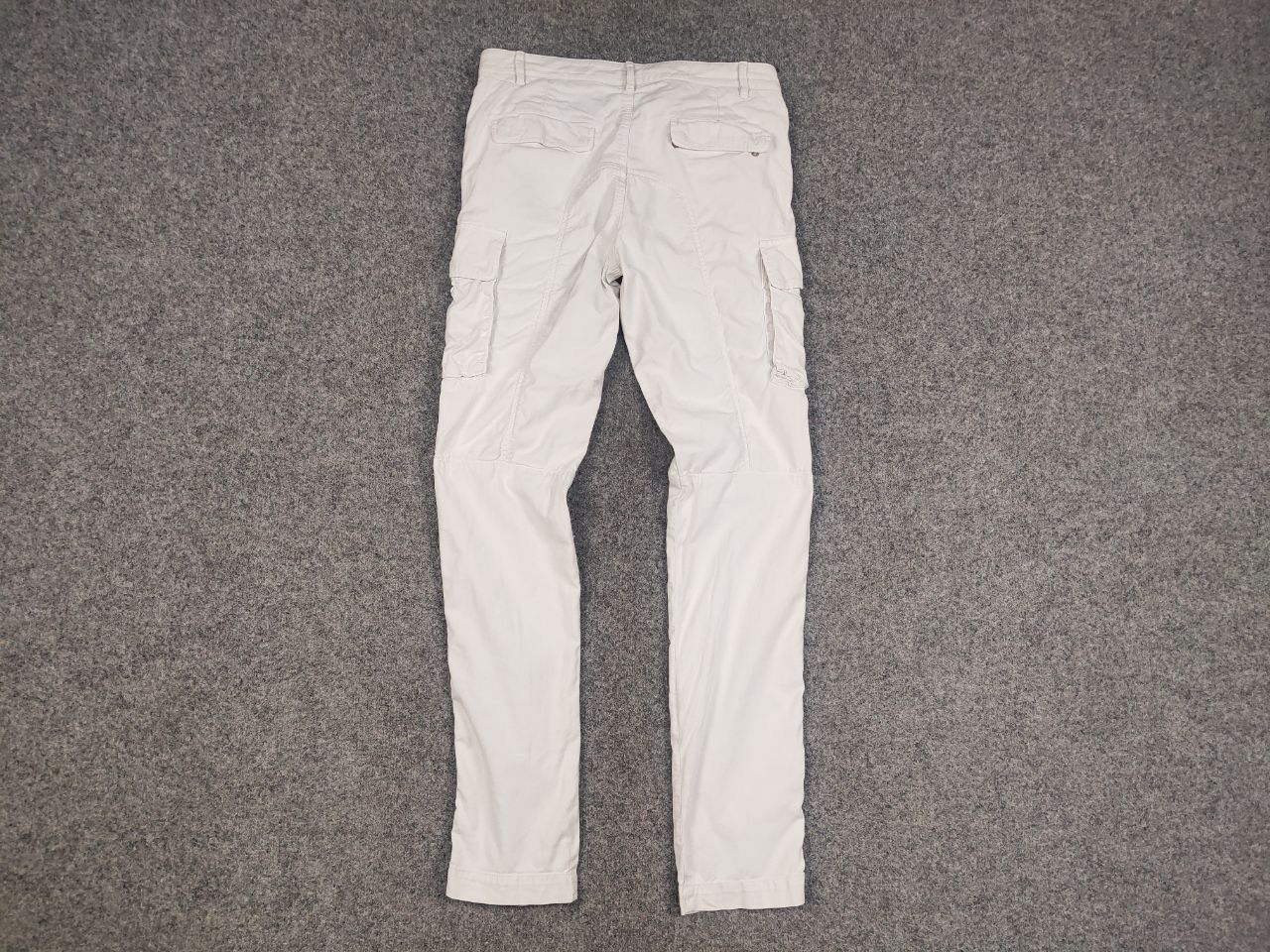Designer × L.B.M. 1911 L.B.M.1911 Italy Design White Cotton Cargo Trouser Pants Size US 32 / EU 48 - 9 Thumbnail