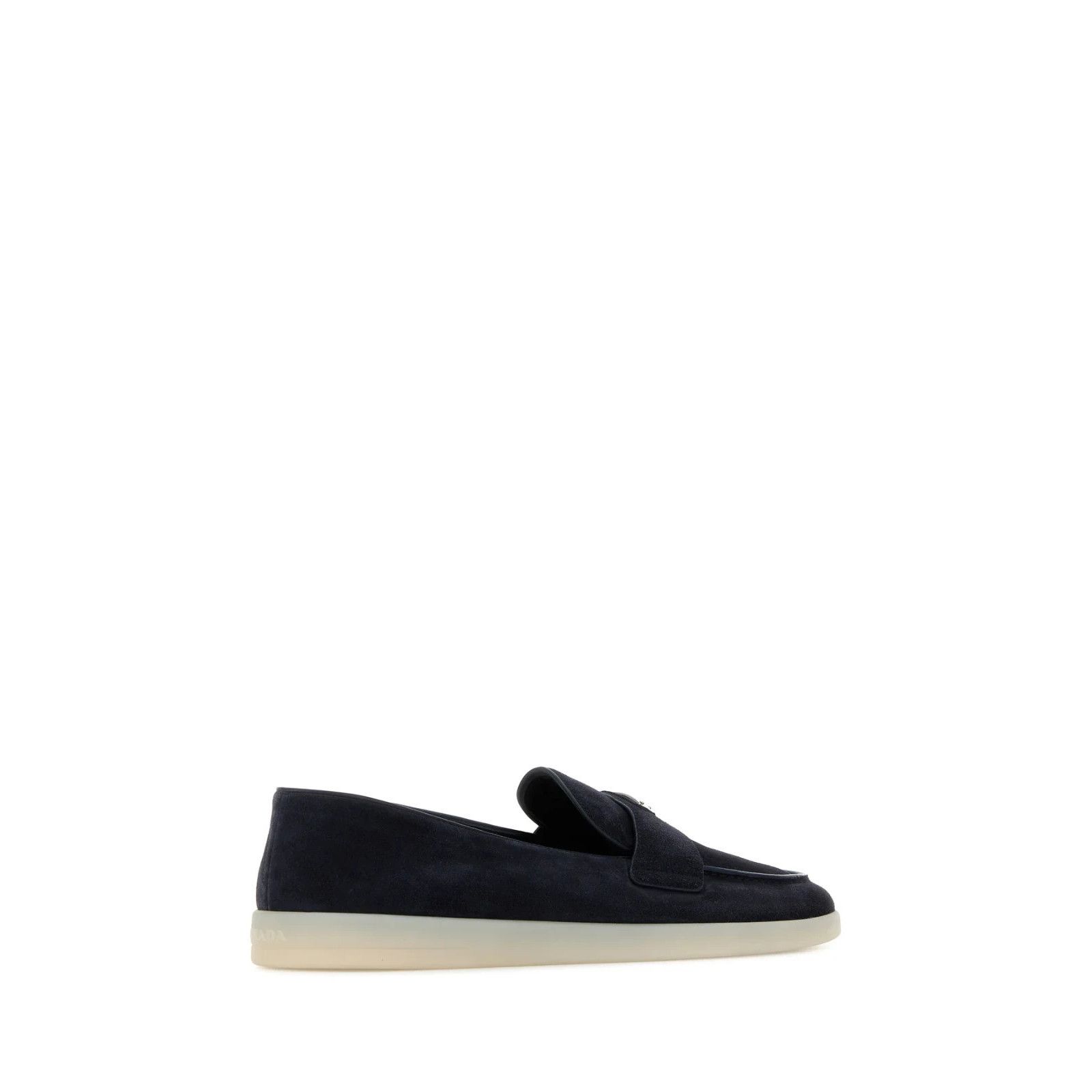 Prada PRADA Navy Blue Suede Loafers New And Authentic (Men's size: Size US 9.5 / EU 42-43 - 3 Thumbnail