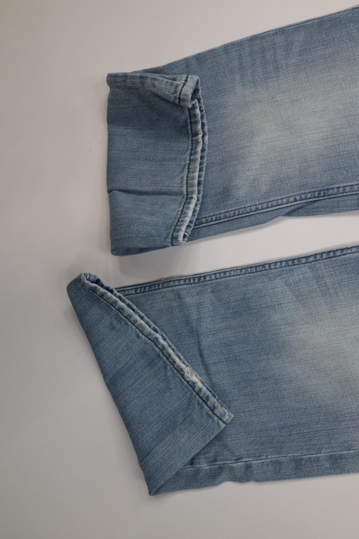Express Vintage Y2K Express Slim Fit Boot Cut Wide Leg Denim Jeans Size US 33 - 5 Thumbnail