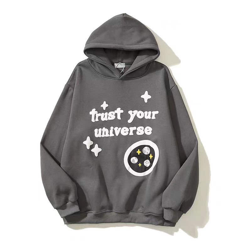 Japanese Brand × Vintage Street Retro Fun Slogan Loose Casual Hooded Sweatshirt Size US XL / EU 56 / 4 - 3 Thumbnail