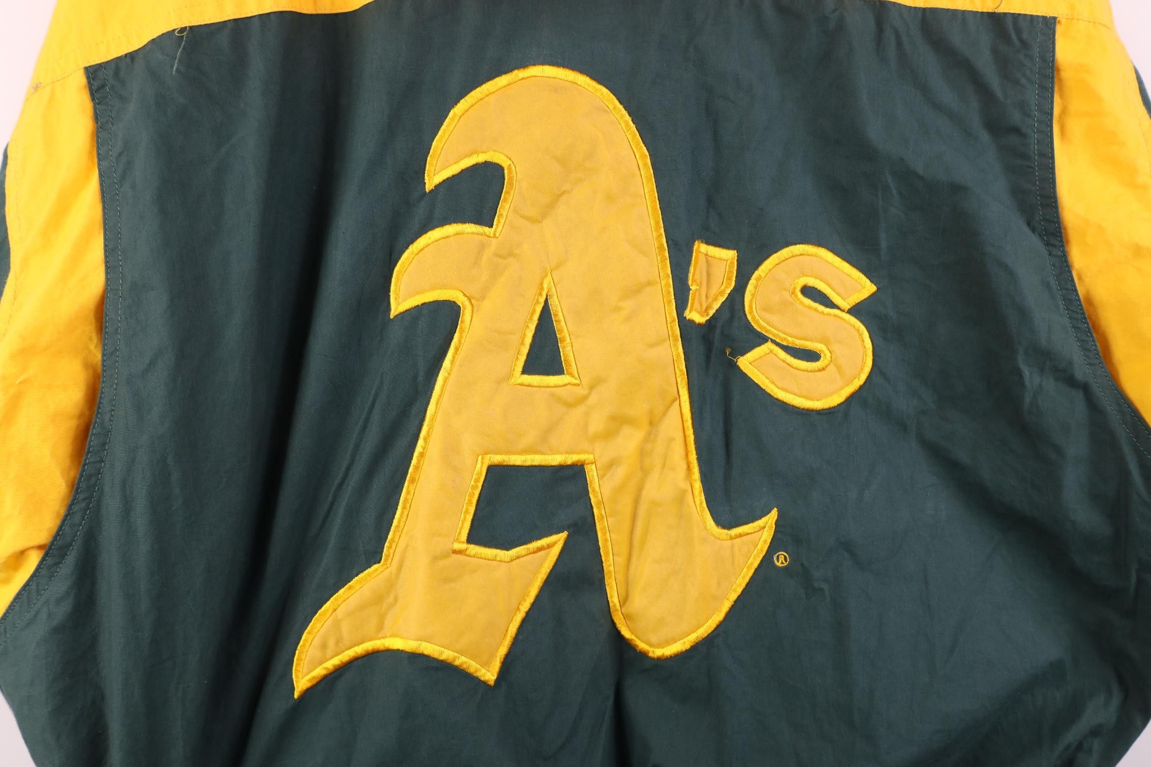 Vintage Deadstock Vintage 90s Athletics Baseball Bomber Jacket Size US M / EU 48-50 / 2 - 17 Thumbnail