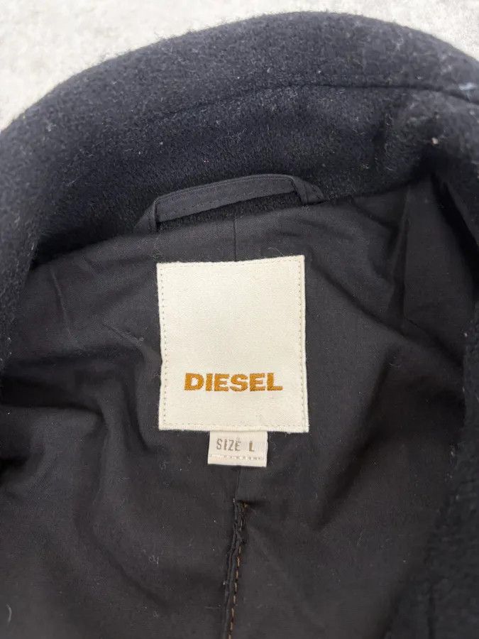 Diesel 2000s Diesel Black Caban Buttoned Jacket Size US M / EU 48-50 / 2 - 8 Thumbnail