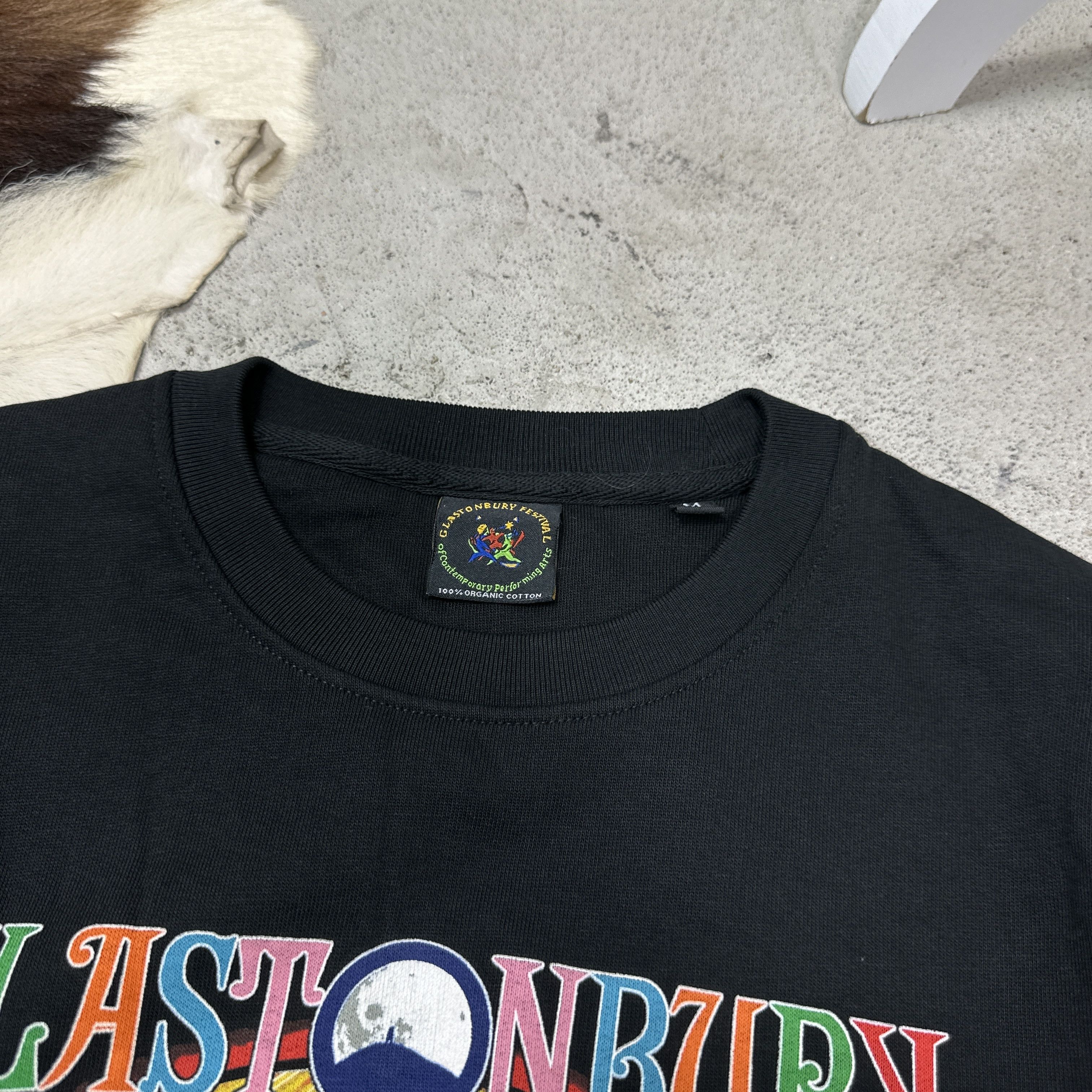 Vintage Vintage Streetwear Glastonbury Festival Sweatshirt 90s Size US M / EU 48-50 / 2 - 4 Thumbnail