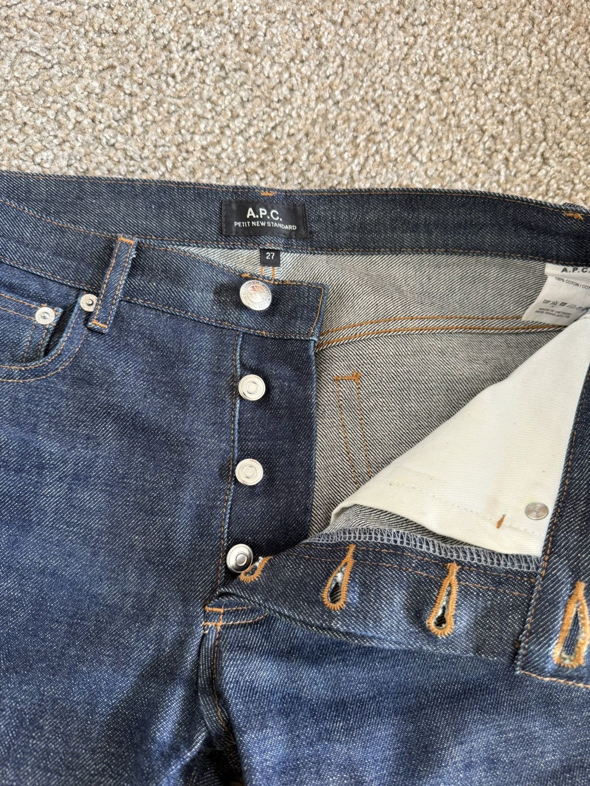 A.P.C. Petite New Standard Selvedge Denim Size US 27 - 6 Thumbnail