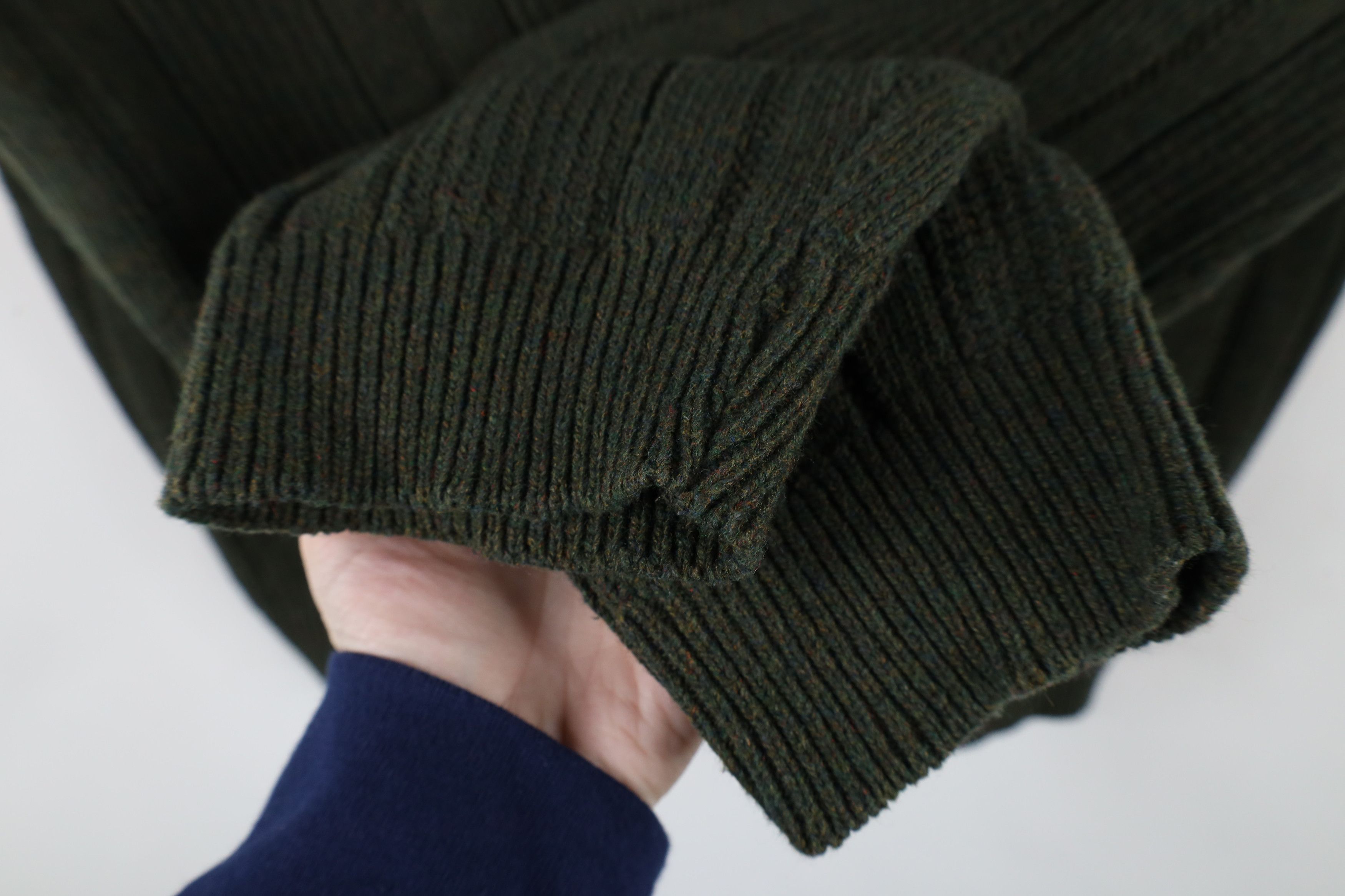 Vintage Vintage 90s Streetwear Fleece Ribbed Knit Crewneck Sweater Size US XL / EU 56 / 4 - 5 Thumbnail