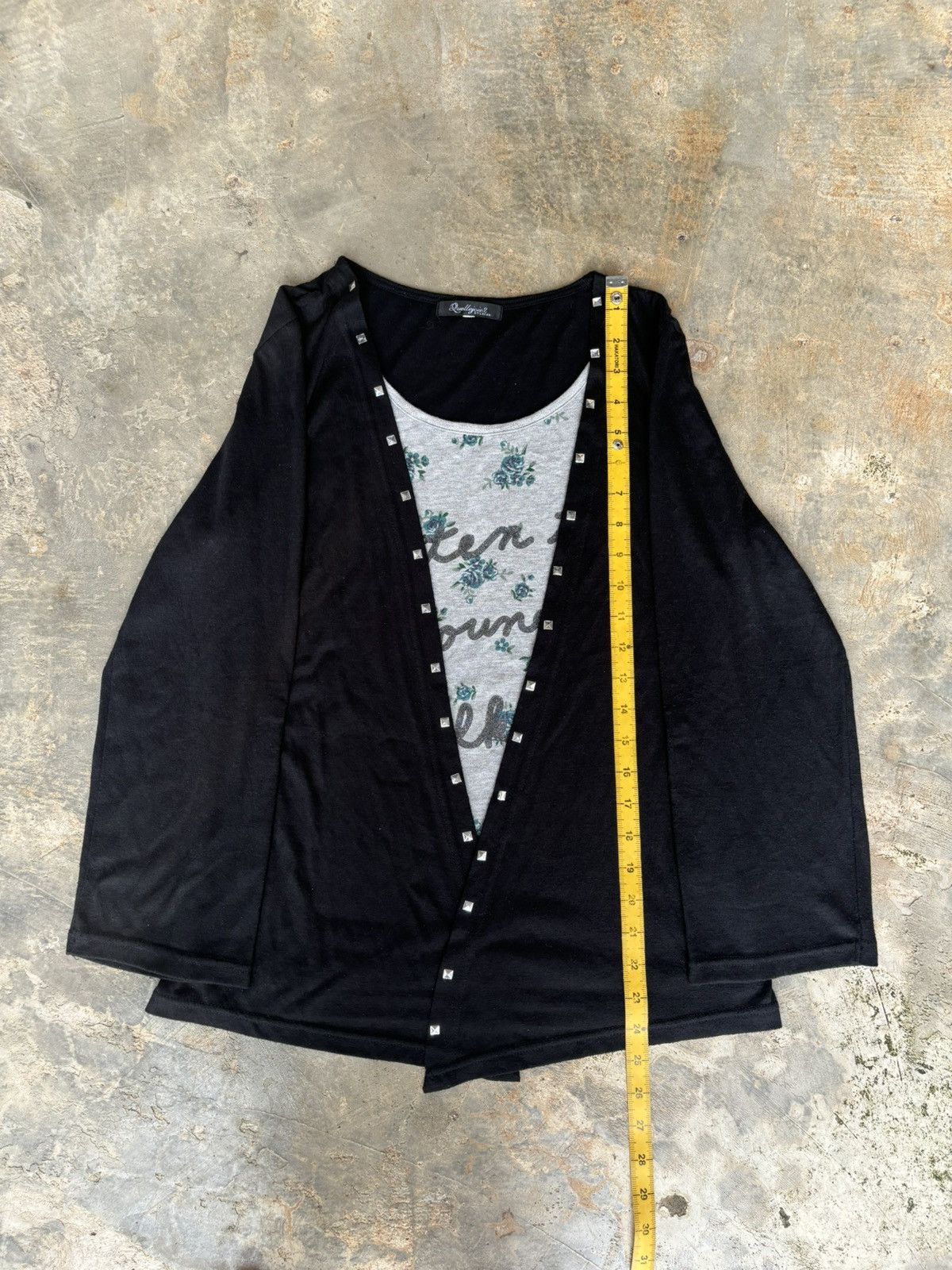Hysteric Glamour Y2k Double Layer Studded By lecien Ifsixwasnine Punk Style Size US M / EU 48-50 / 2 - 9 Thumbnail