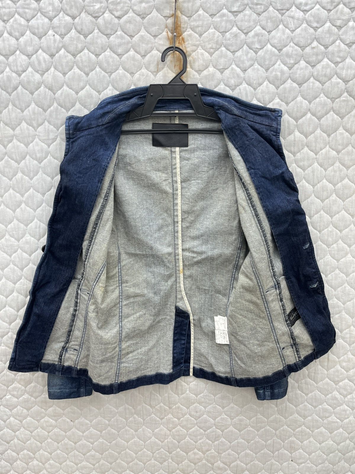 Tornado Mart 🔥🔥🔥ARCHIVE TORNADO MART ELASTIC DENIM JACKET Size S / US 4 / IT 40 - 7 Thumbnail