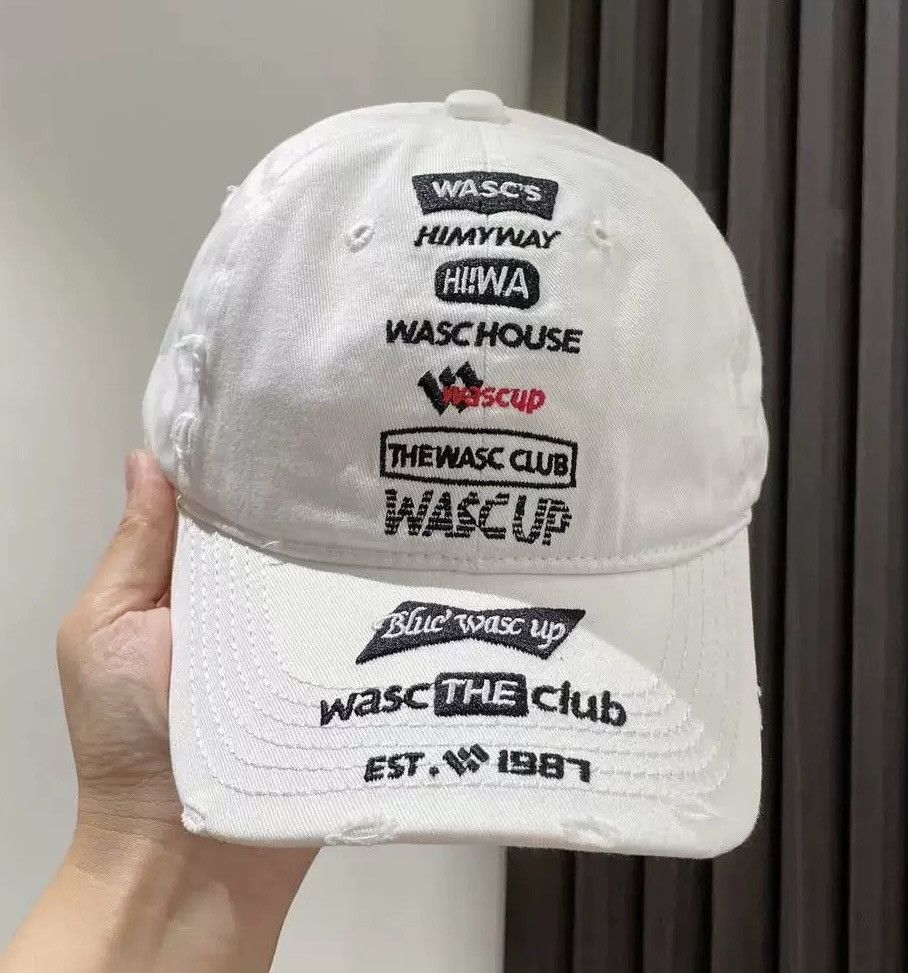 Japanese Brand Retro punk y2k embroidered distressed raw ball cap hat Size ONE SIZE - 2 Thumbnail