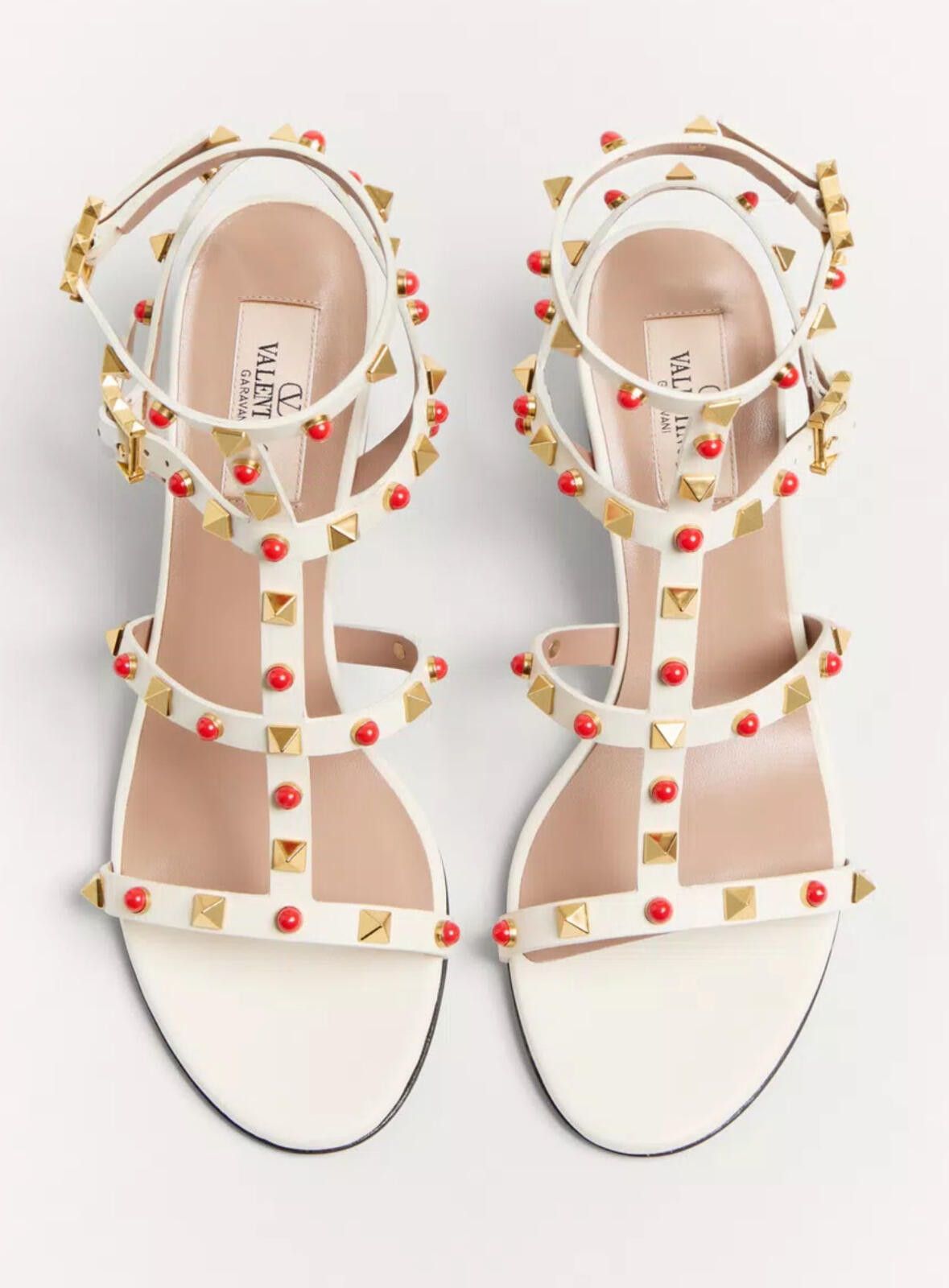 Other Valentino Rockstud Cabochon Stone Sandal Size US 7.5 / IT 37.5 - 3 Thumbnail