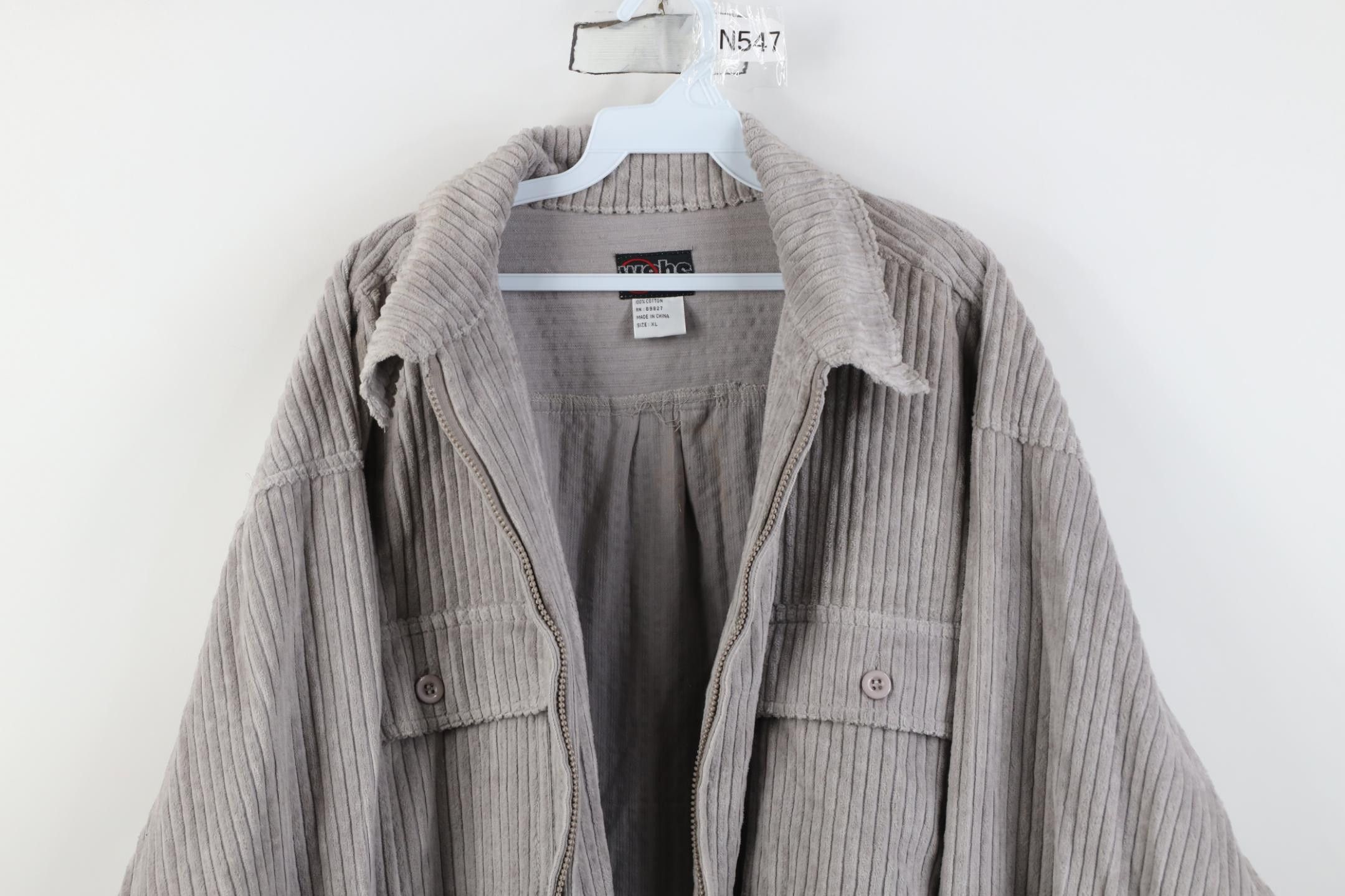 Vintage AS IS Vintage 90s Streetwear Shirt Jacket Jac Shirt Gray Size US XL / EU 56 / 4 - 2 Thumbnail