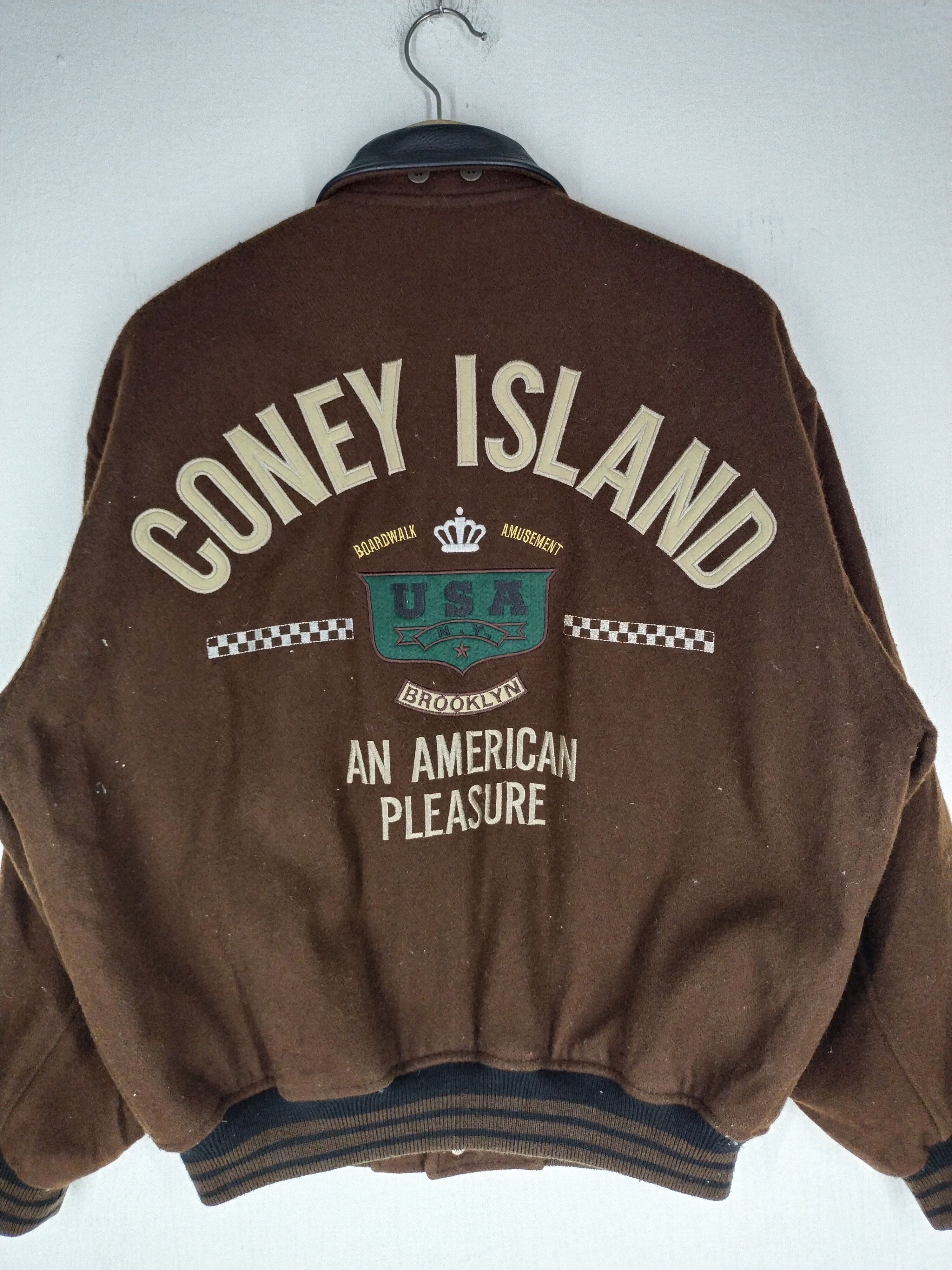 Japanese Brand Vtg Coney Island The Harvard Company Wool Varsity Jacket Size US M / EU 48-50 / 2 - 9 Thumbnail