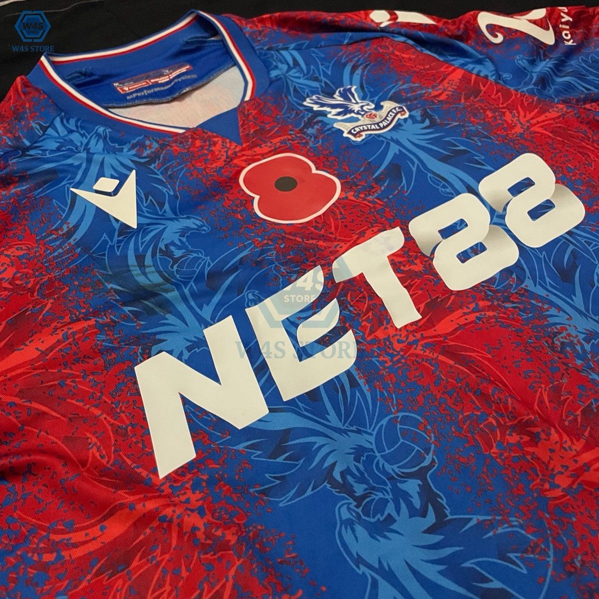 Macron Jersey Crystal Palace Home 2024/2025 Matchworn Size US M / EU 48-50 / 2 - 4 Thumbnail