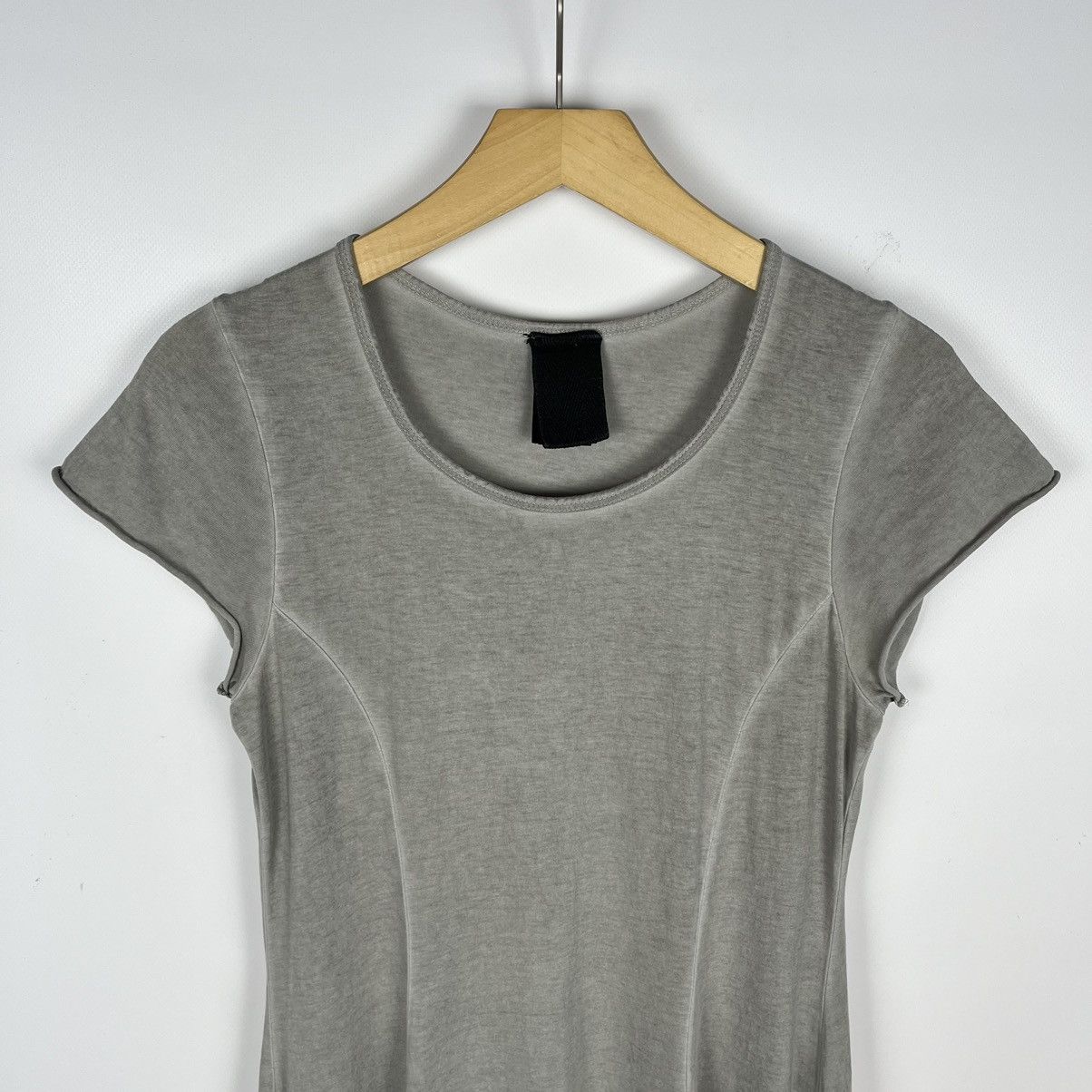 Rundholz Rundholz ladies Avant Garde garment dyed t shirt dress Size S / US 4 / IT 40 - 2 Thumbnail