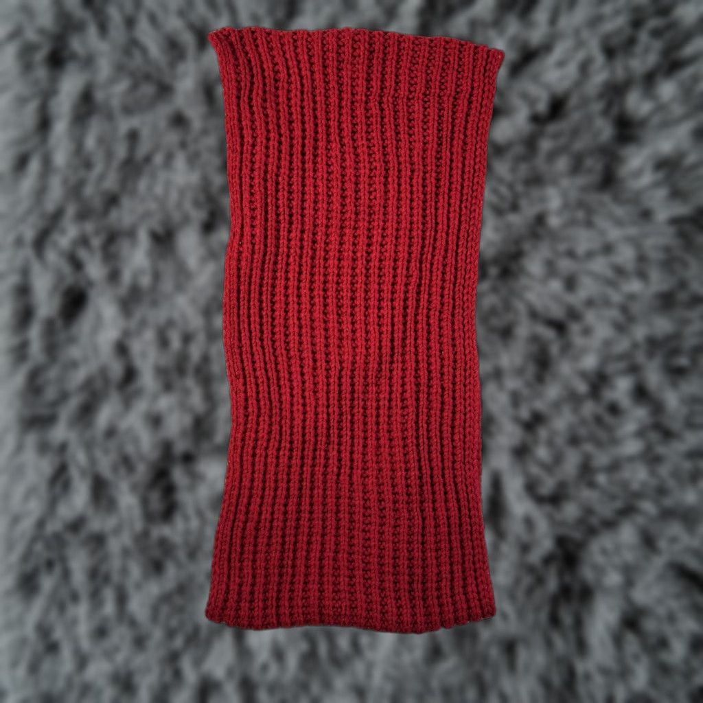 Banana Republic VINTAGE Banana Republic Scarf Womens One Size Chunky Knit Infinity Saucy Red Winter Warm Size ONE SIZE - 1 Thumbnail