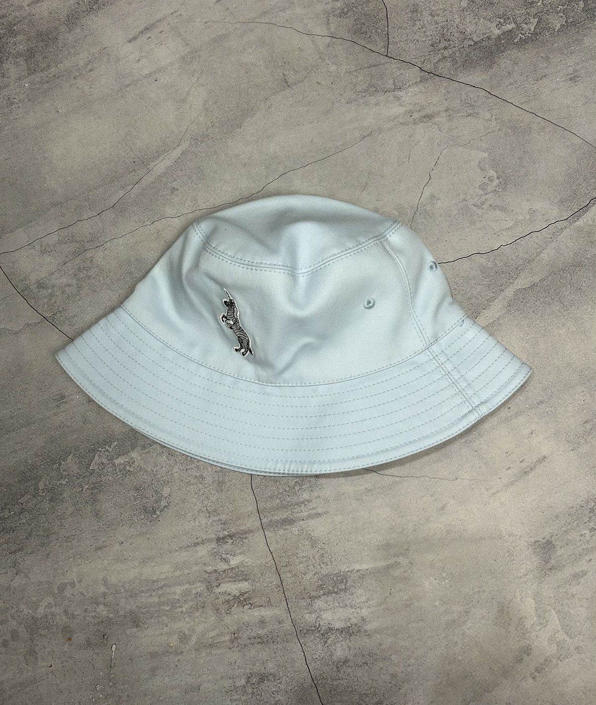 Burberry Women Burberry Blue Fisherman Hat with Animal Embroidery Size ONE SIZE - 2 Thumbnail