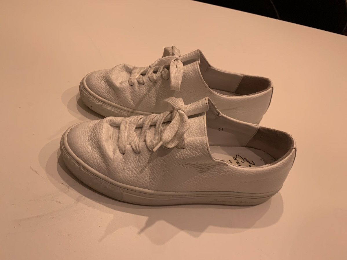 Jacques Soloviere Herve Grained White Size US 7.5 / EU 40-41 - 1 Thumbnail