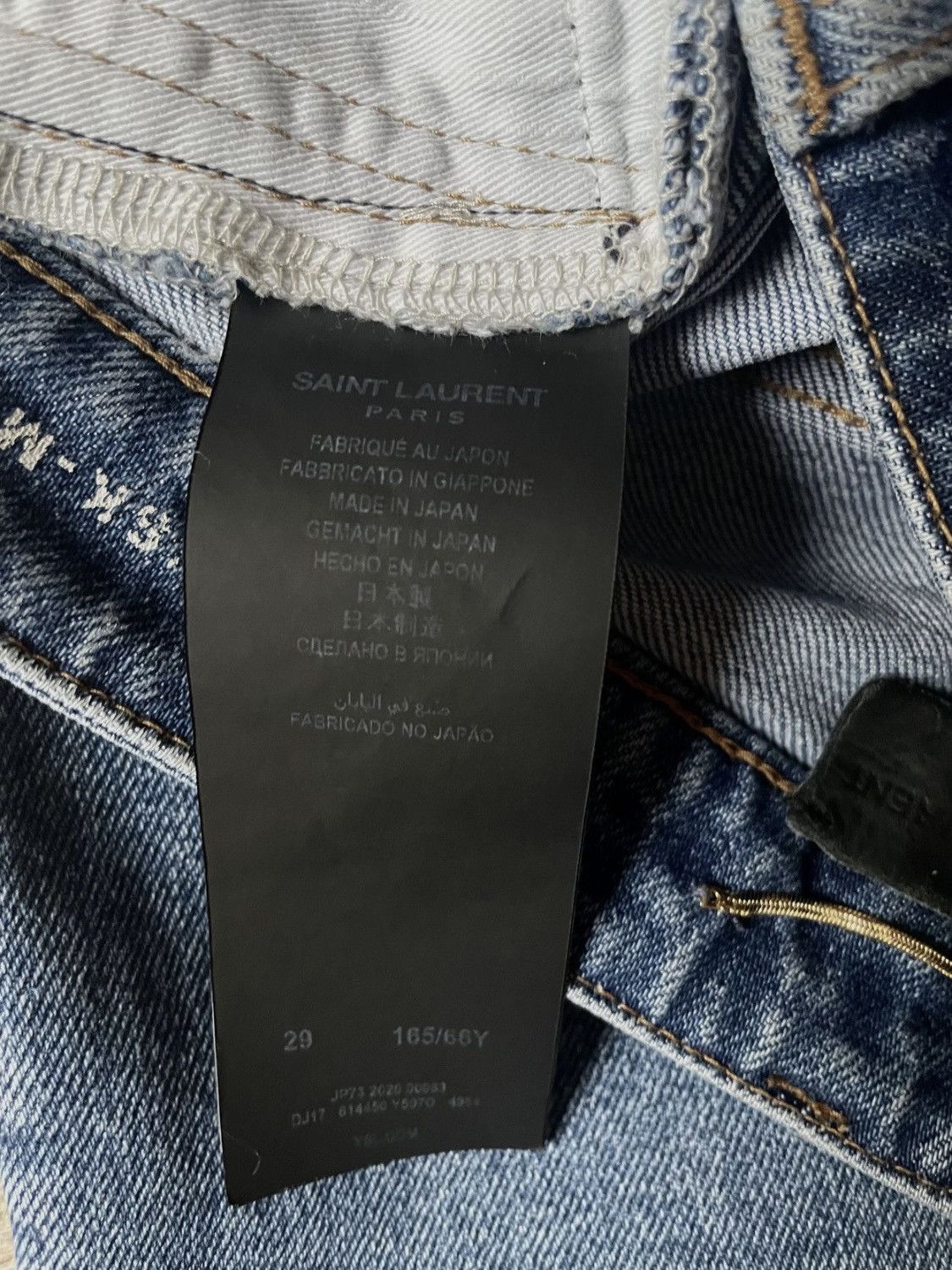 Hedi Slimane × Saint Laurent Paris Saint Laurent Paris D05 jeans Size US 29 - 7 Thumbnail