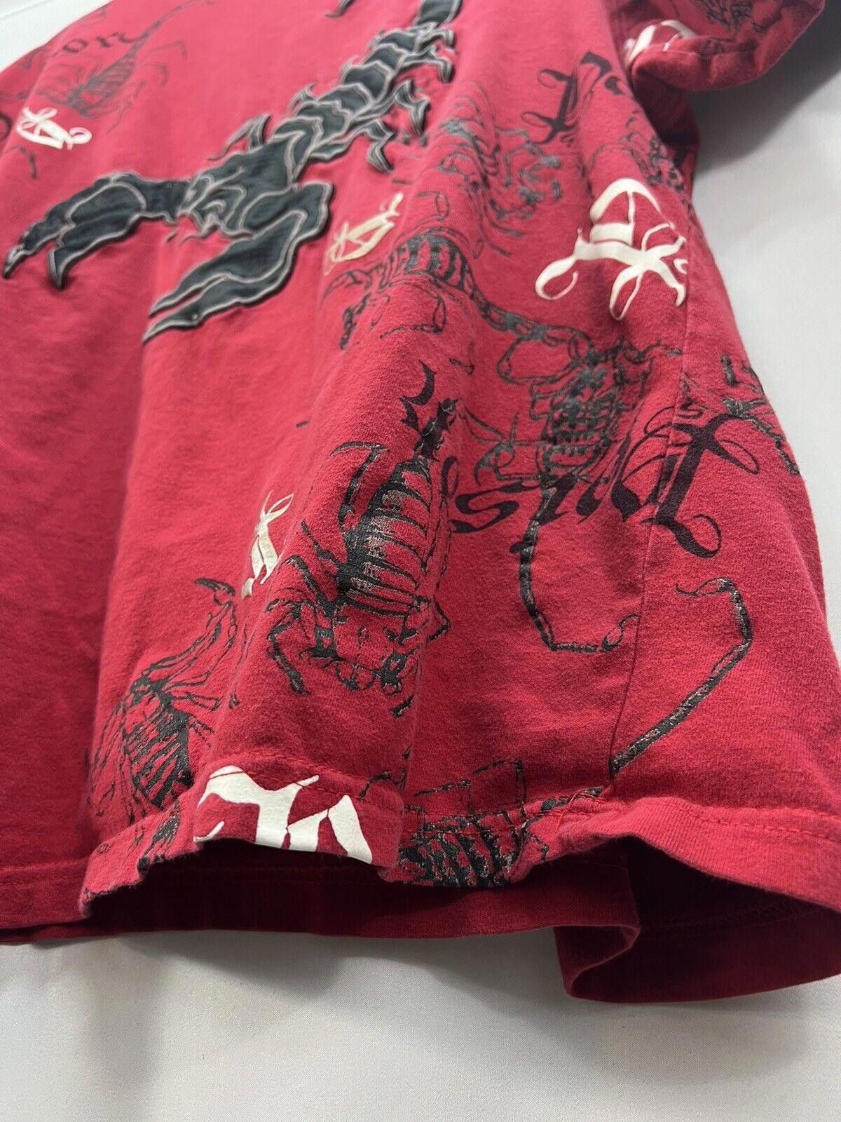 Designer Rare Paco jeans- Scorpion Red T Shirt Adult Medium, #TG Size US M / EU 48-50 / 2 - 2 Thumbnail