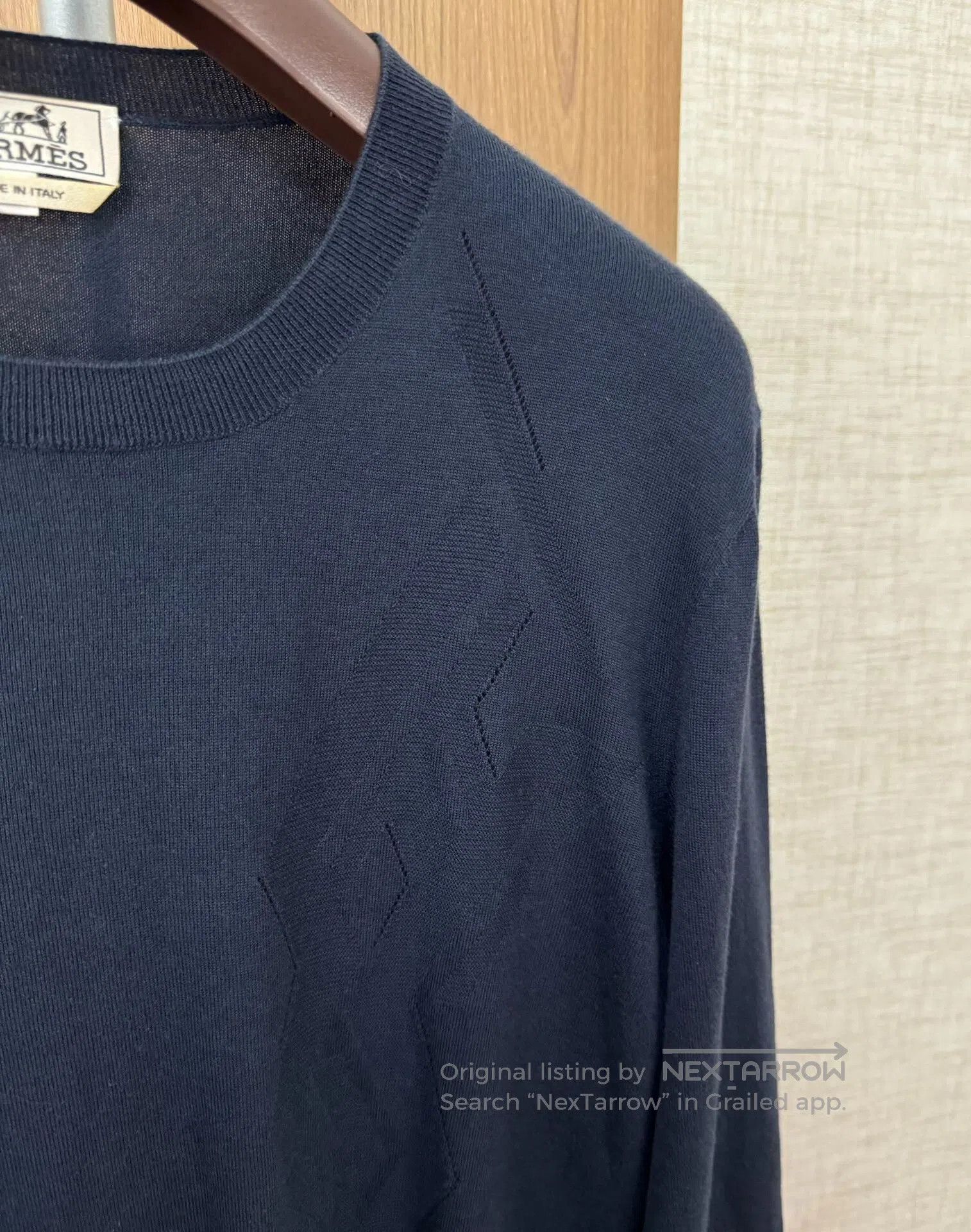 Hermes Hermes Men’s Cashmere Knit Sweater. Size US S / EU 44-46 / 1 - 4 Thumbnail