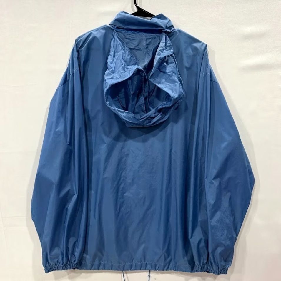 Vintage Totes Windbreaker Jacket Mens XL Blue Lightweight Packable Hooded Rain Zip Nylon Jacket Size US XL / EU 56 / 4 - 5 Thumbnail
