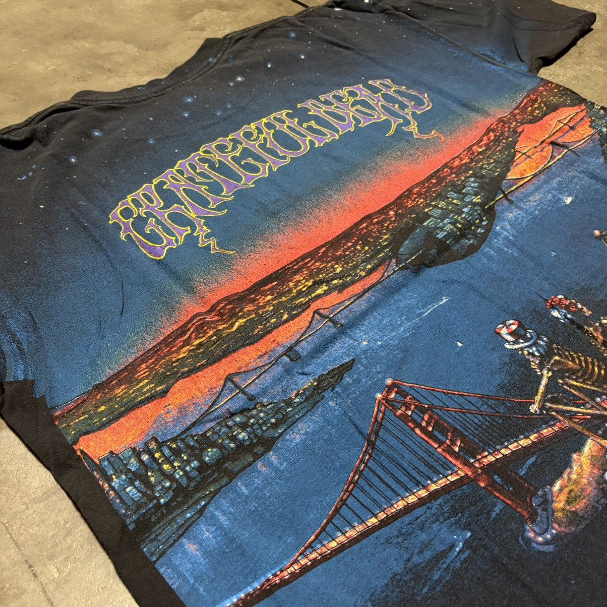 Grateful Dead Vintage 90s Grateful Dead Band T shirt San Francisco Bridge Size US XL / EU 56 / 4 - 11 Thumbnail