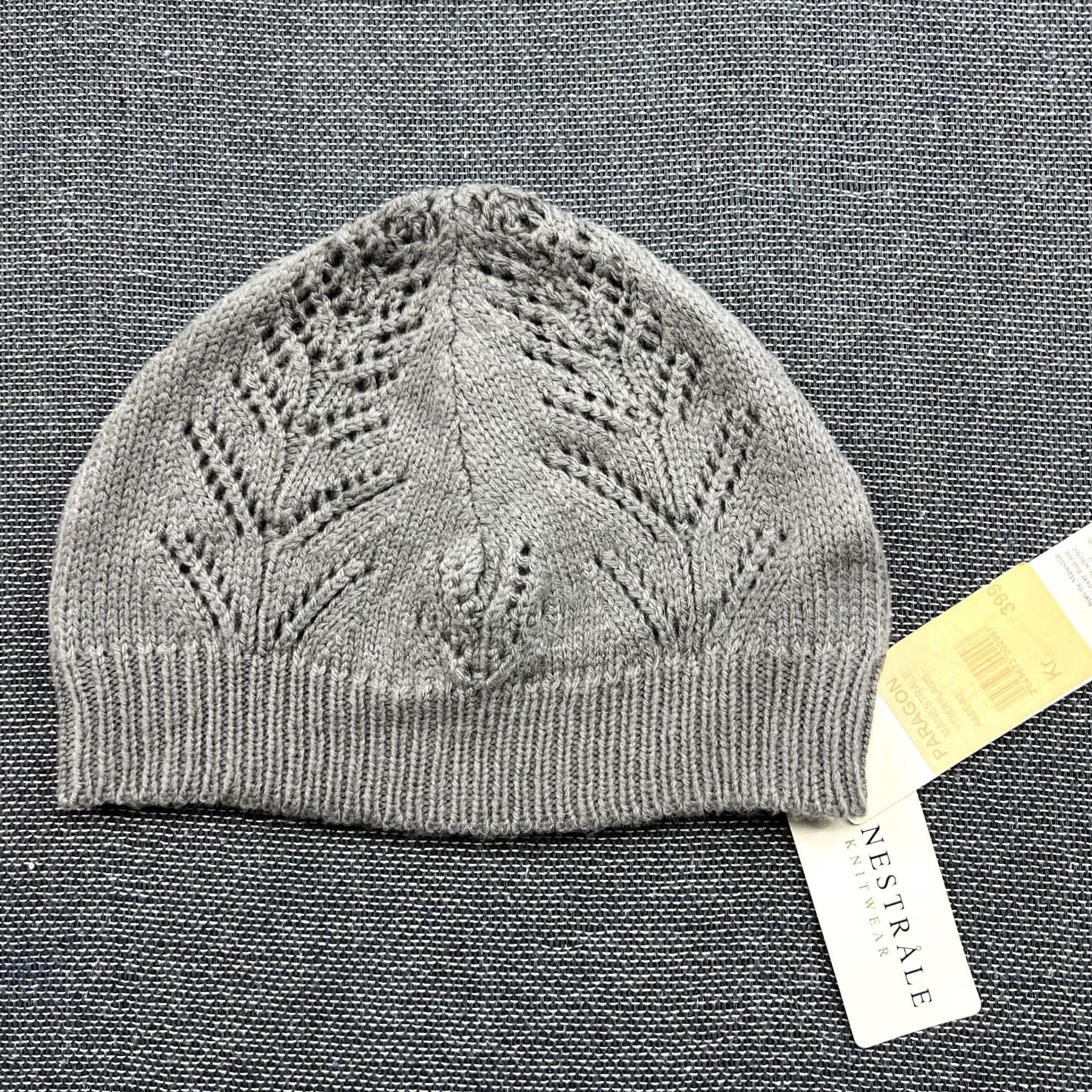 Vintage MANESTRALE Womens Beanie One Size Merino Wool Alpaca Blend Gray Beanie Women Knit Thermal Vintage? No Size ONE SIZE - 5 Thumbnail