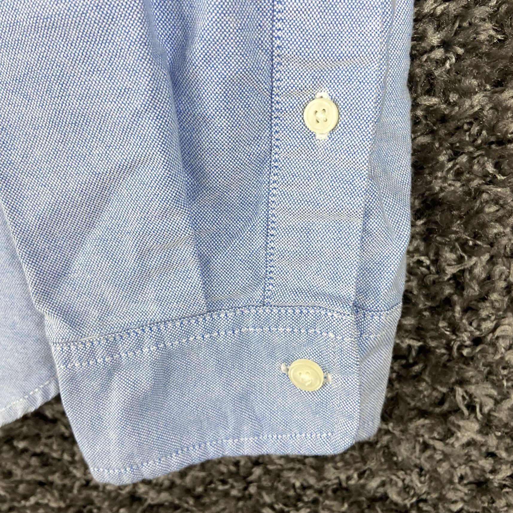 American Eagle Outfitters American Eagle Outfitters Shirt Men's M Blue Button-Up Long Sleeve Size US M / EU 48-50 / 2 - 3 Thumbnail