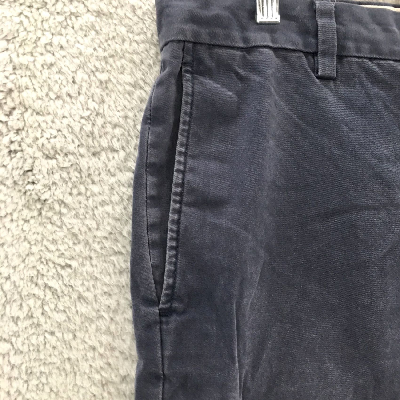 Banana Republic Banana Republic Emerson Chino Pant Mens 33/32 Blue Mid Rise Zip Pant Mens Regular Straight Blue 34 Waist Inseam 28.5 Vintage No N/A Size US 33 - 3 Thumbnail