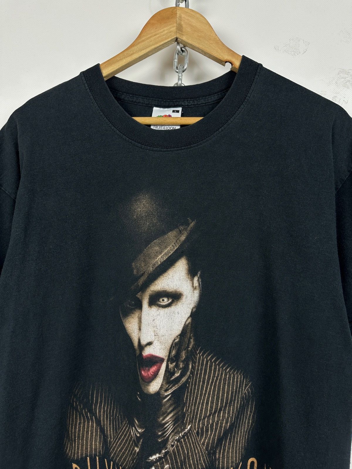 Band Tees 2003 Vintage Marilyn Manson The Golden Age of Grotesque Size US L / EU 52-54 / 3 - 6 Thumbnail