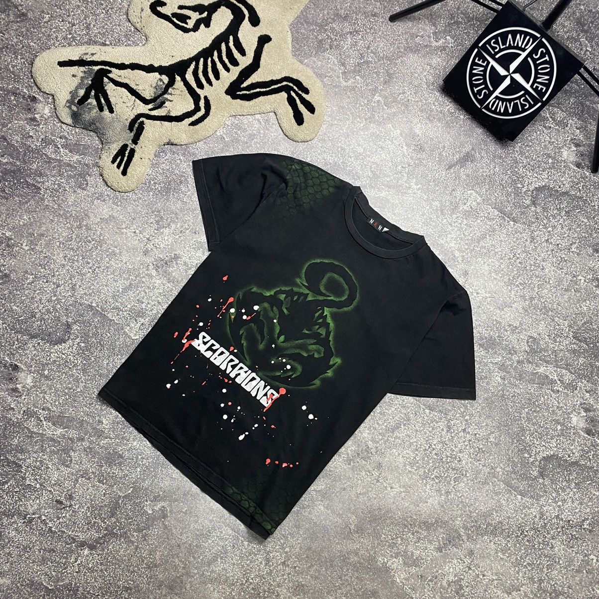 Band Tees × Vintage Vintage Scorpions Big Graphic logo 00’s Rock band tee Size US XL / EU 56 / 4 - 1 Thumbnail