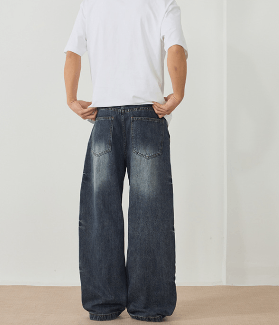 Japanese Brand × Jean Men's American high street loose tie-dye machete jeans Size US 32 / EU 48 - 5 Thumbnail