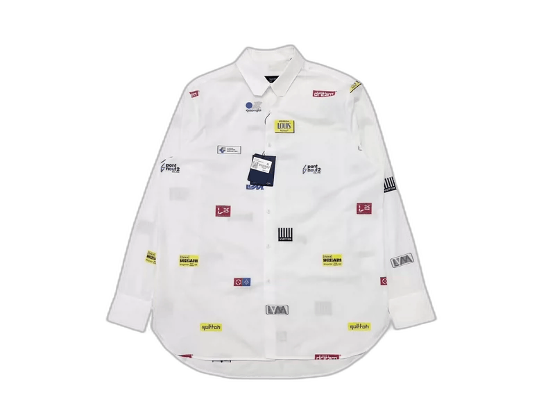 Louis Vuitton Louis Vuitton Embroidered Badge Shirt XL Size US XL / EU 56 / 4 - 1 Thumbnail