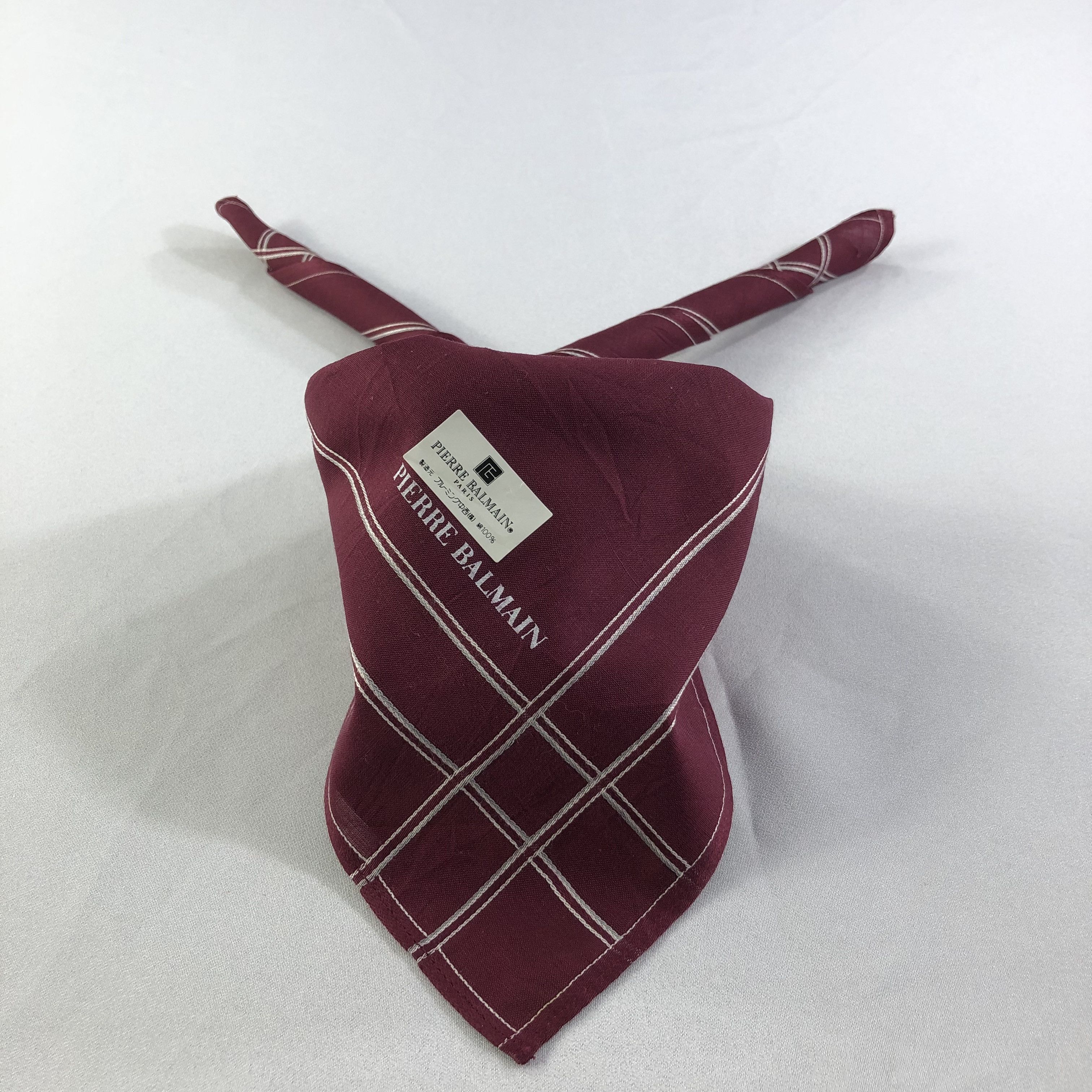 Pierre Balmain × Vintage Pierre Balmain Handkerchief Neckerchief Bandana H1539 Size ONE SIZE - 1 Thumbnail