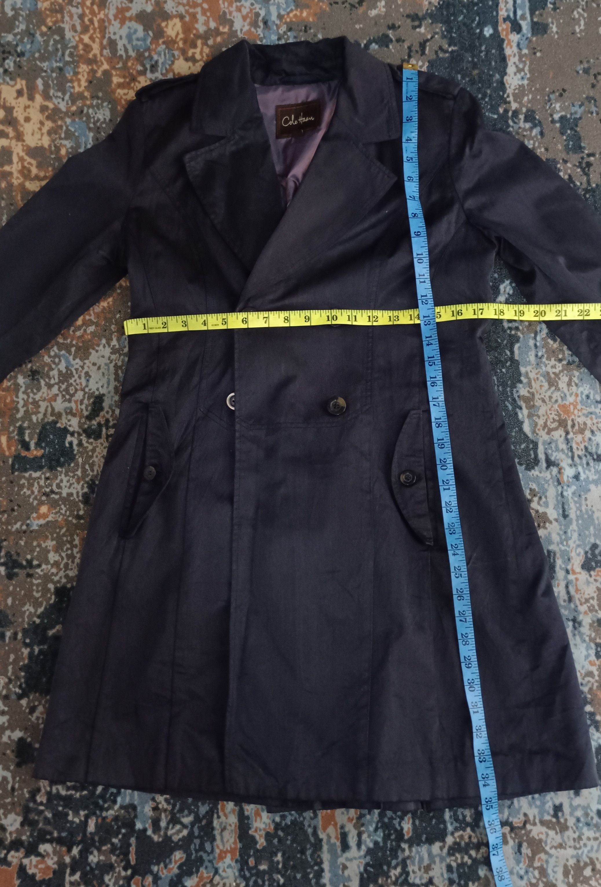 Cole Haan Vintage🔥Cole Haan Double Breast Trench Coat Size S / US 4 / IT 40 - 15 Thumbnail