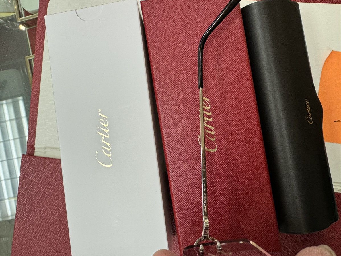 Cartier Cartier Platinum Big C with Custom Sunset Lenses Sunglasses Size ONE SIZE - 2 Thumbnail