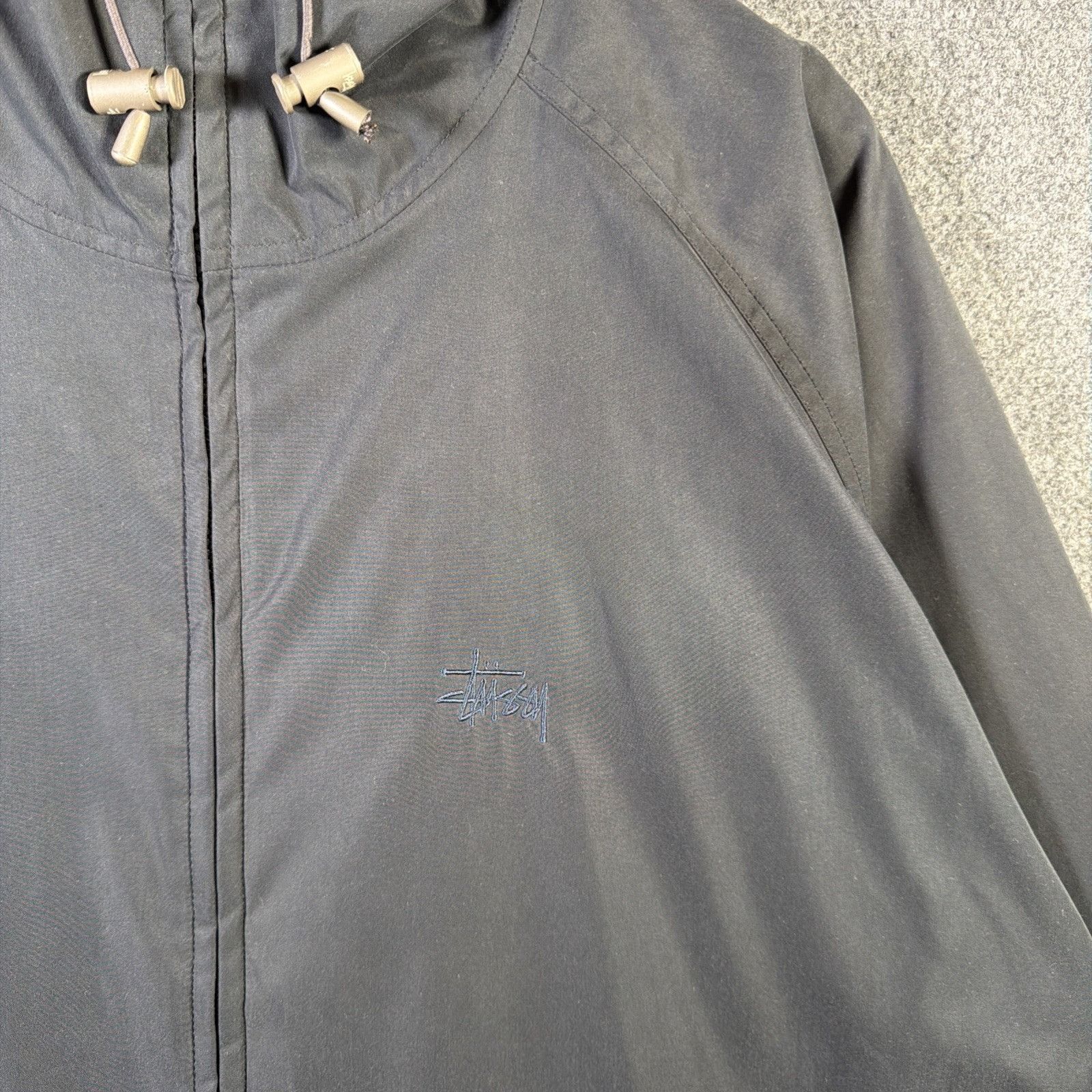 Stussy Vintage Stussy Jacket Adult 2XL 90s Black Burley Gear Hooded Size US XXL / EU 58 / 5 - 2 Thumbnail