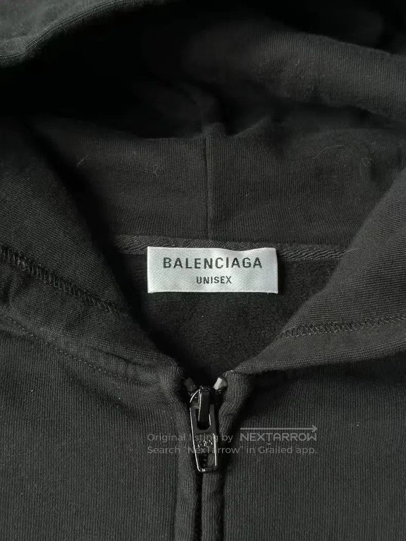 Balenciaga Balenciaga Reversed embroidery letter zipper hoodie Size US L / EU 52-54 / 3 - 3 Thumbnail