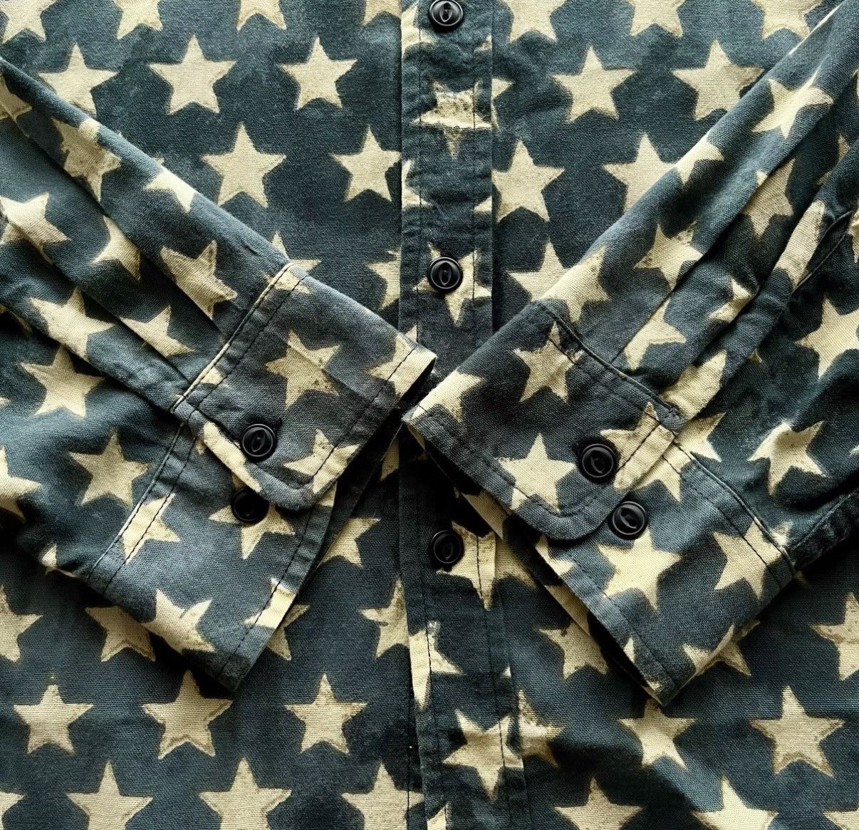 Denim & Supply Ralph Lauren Denim Supply Star Print Shirt - Ralph Lauren K22 Size US XL / EU 56 / 4 - 6 Thumbnail