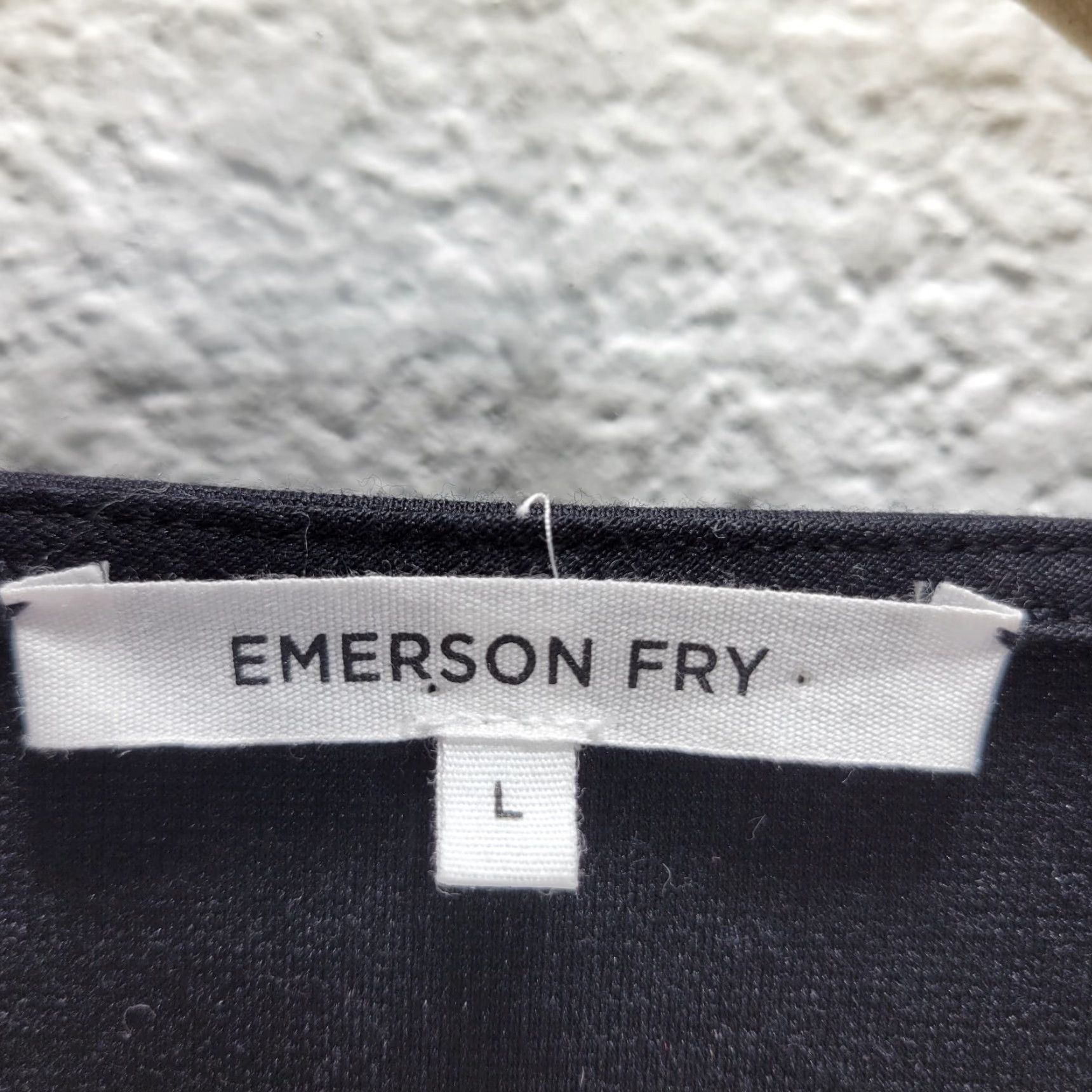 Vintage Emerson Fry Black Cardigan Womens L Puff Sleeve Rayon Polyester Front Tie Front Tie Cardigan Size L / US 10 / IT 46 - 6 Thumbnail